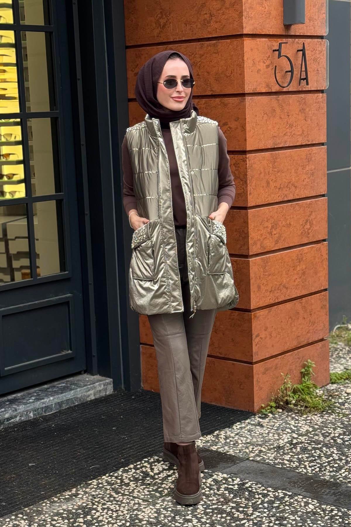 Moodbasic Yelek MA28.03 Platin