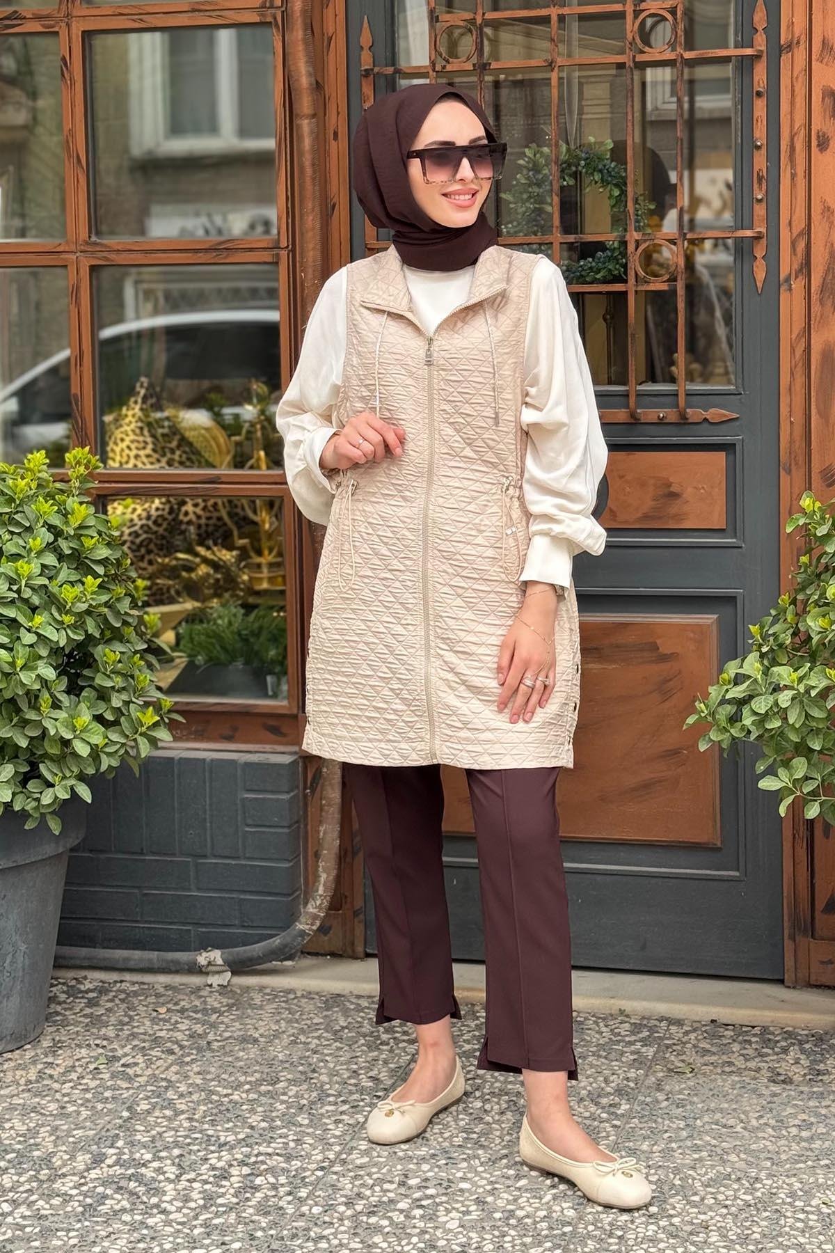 Moodbasic Yelek MB28.70 Bej