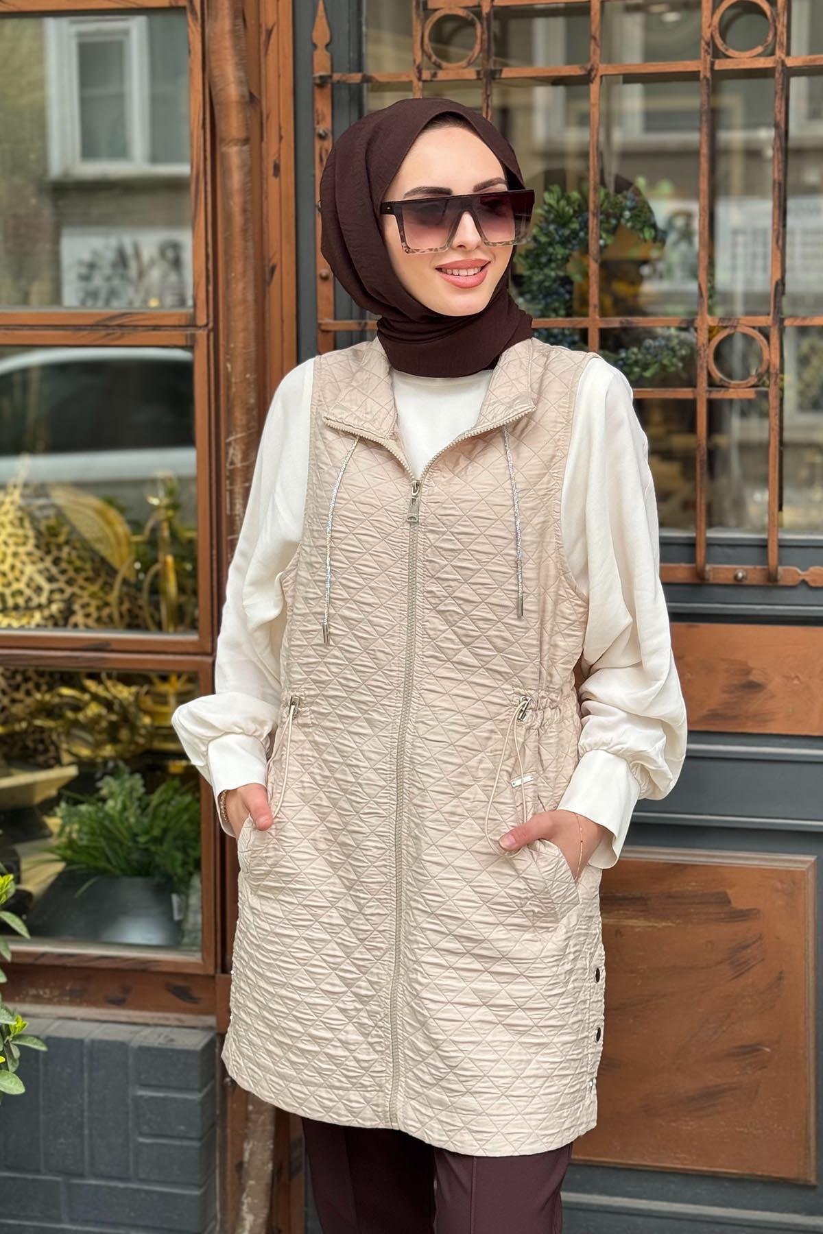 Moodbasic Yelek MB28.70 Bej