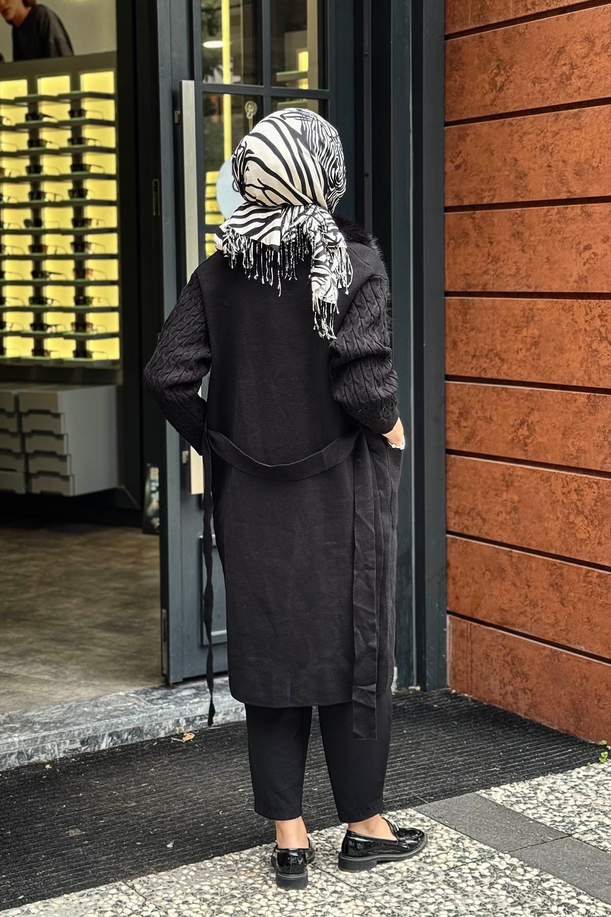 MOOR Albania Hırka 26W6101 Siyah