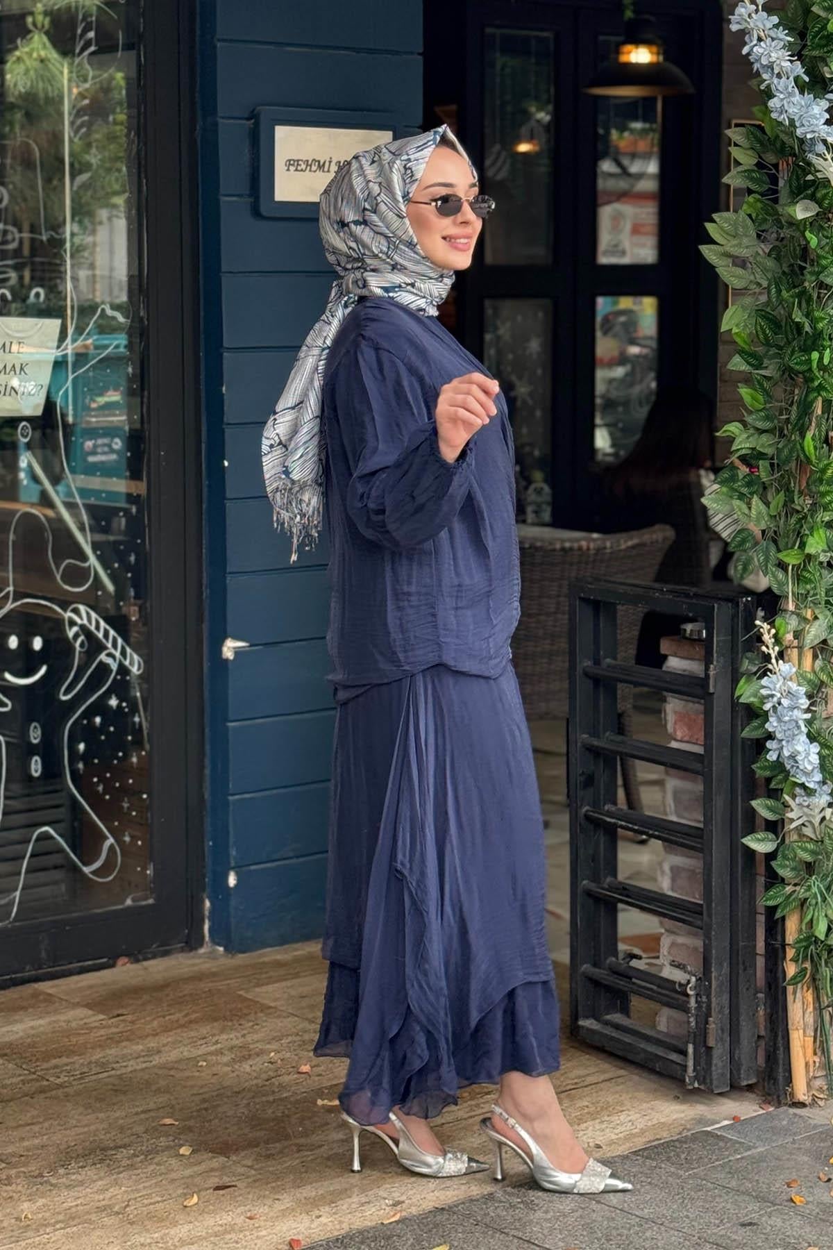 MOOR Areum Etekli Takım 26S9013 Lacivert