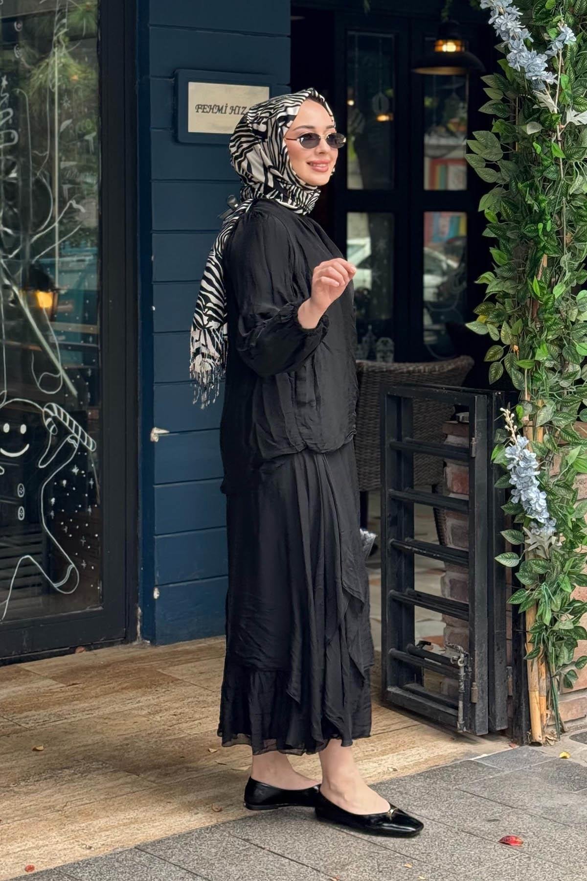 MOOR Areum Etekli Takım 26S9013 Siyah