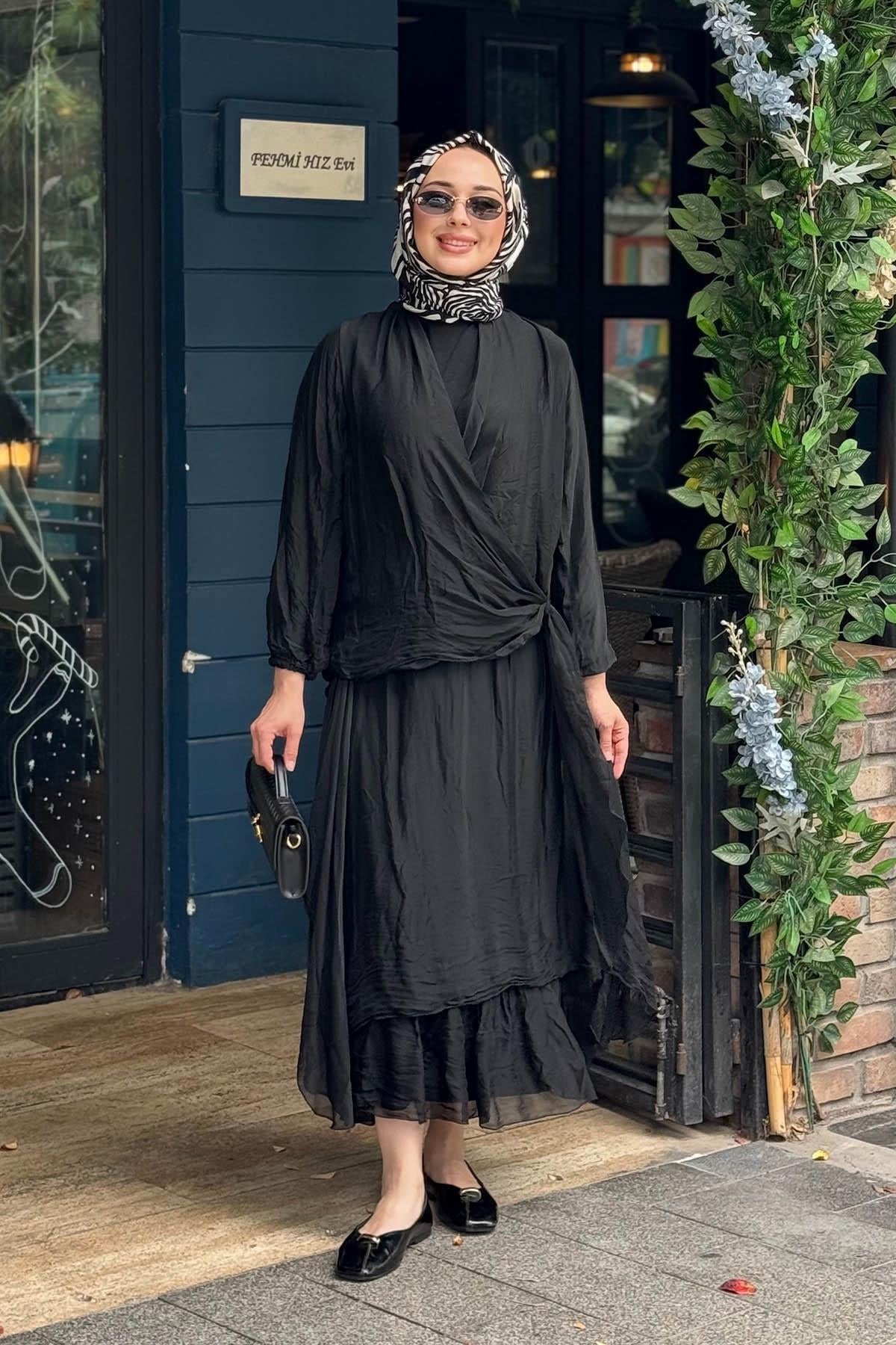MOOR Areum Etekli Takım 26S9013 Siyah