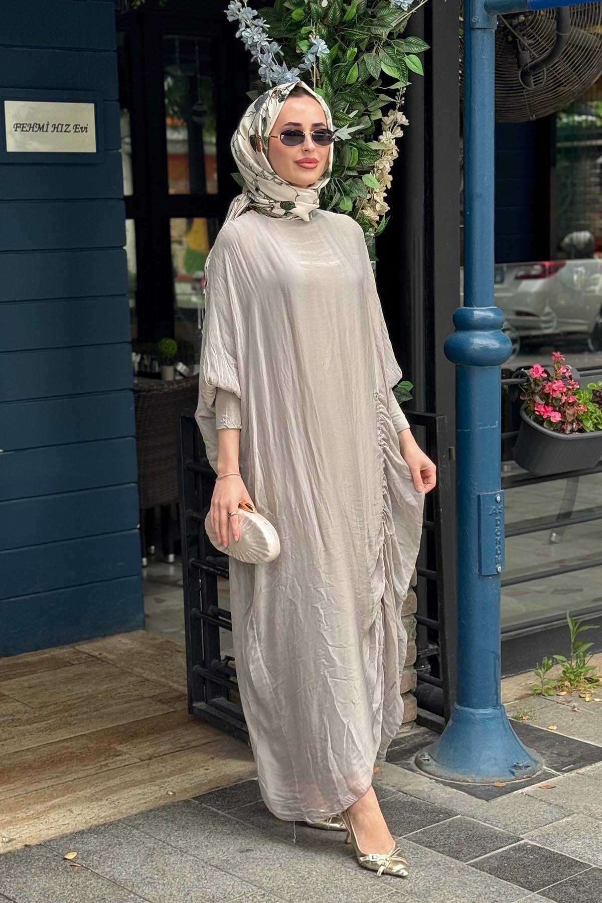 MOOR Belle Elbise 26S9009 Gri