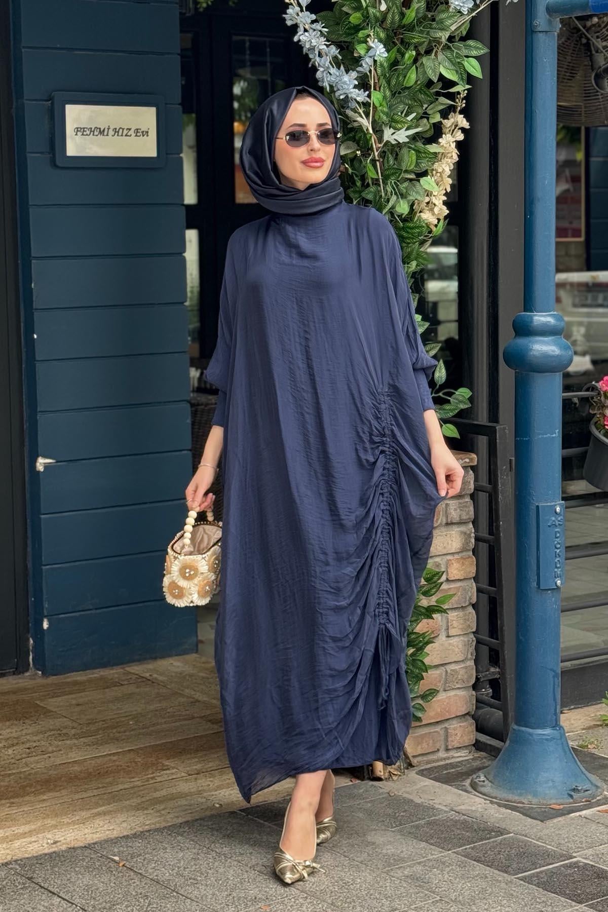 MOOR Belle Elbise 26S9009 Lacivert