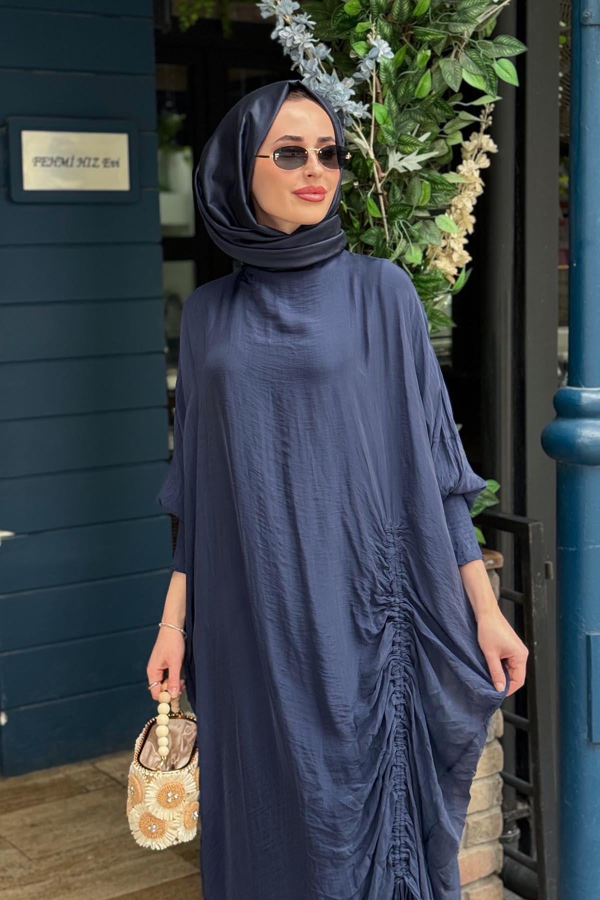 MOOR Belle Elbise 26S9009 Lacivert