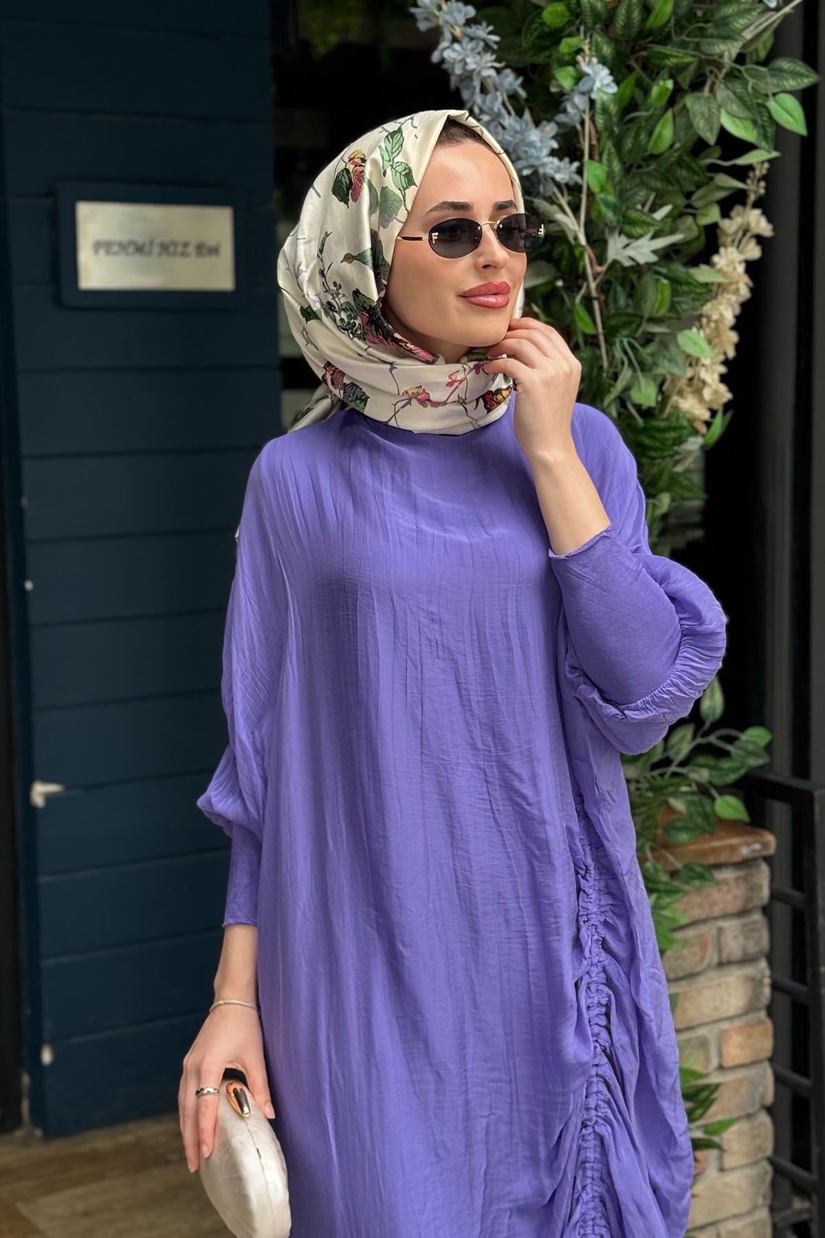 MOOR Belle Elbise 26S9009 Mor