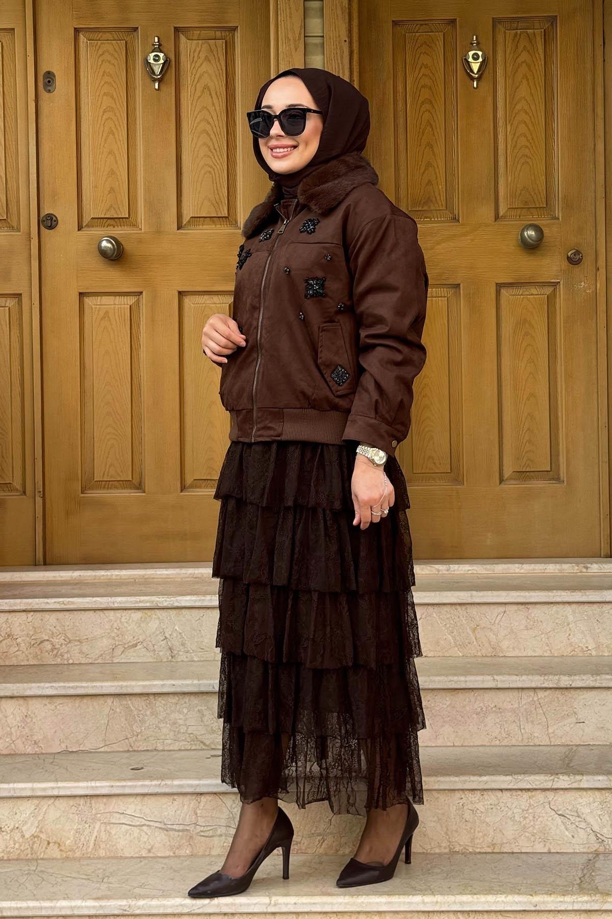 MOOR Ceket 25W6026 Kahve