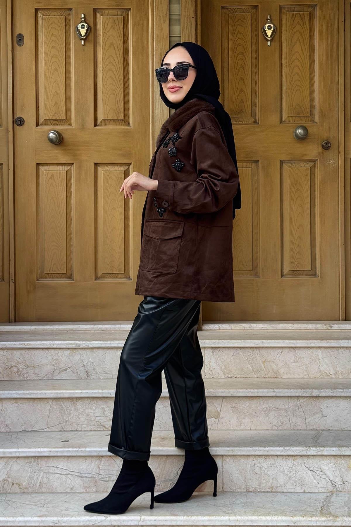 MOOR Ceket 25W6033 Kahve