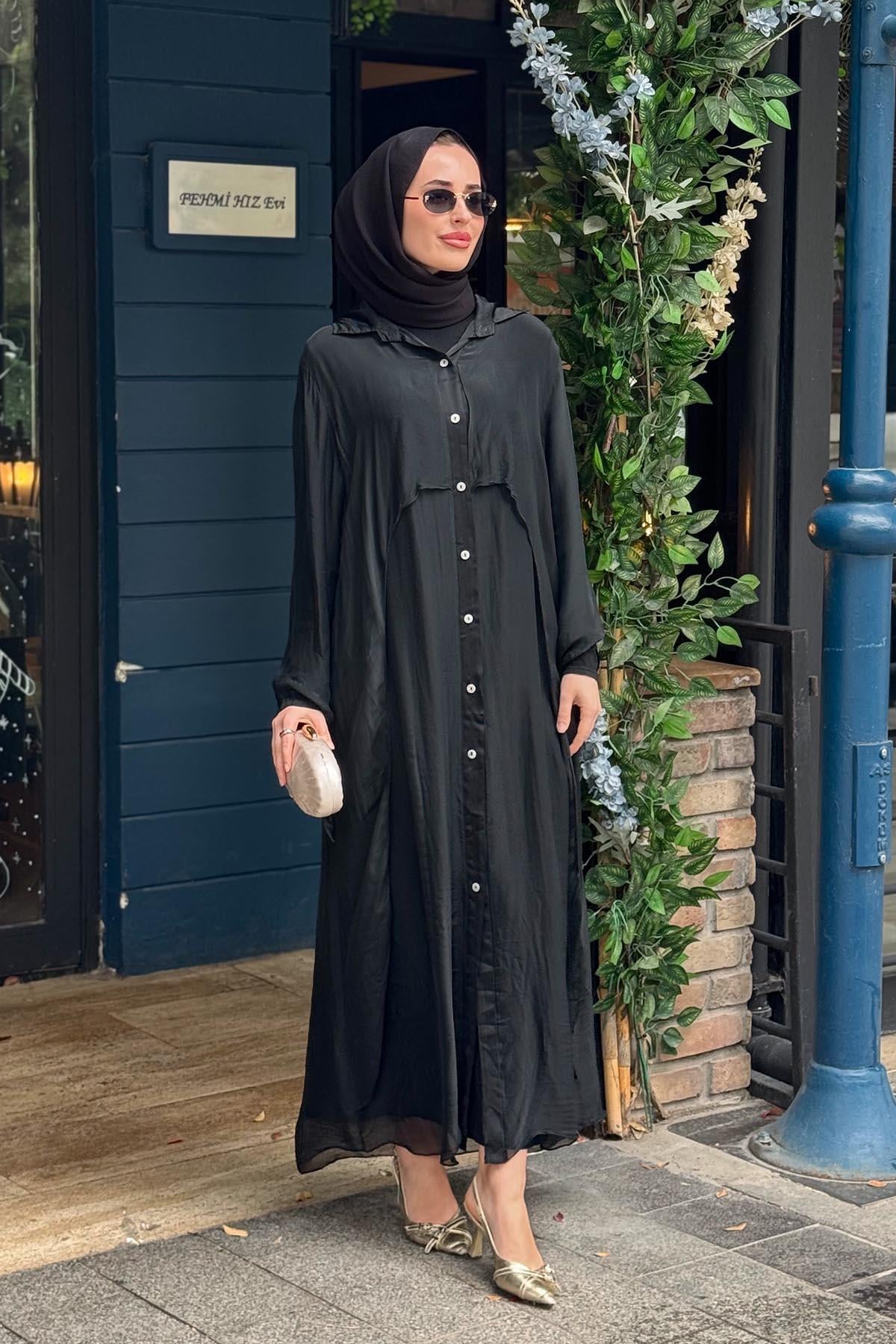 MOOR Core Elbise 26S9004 Siyah