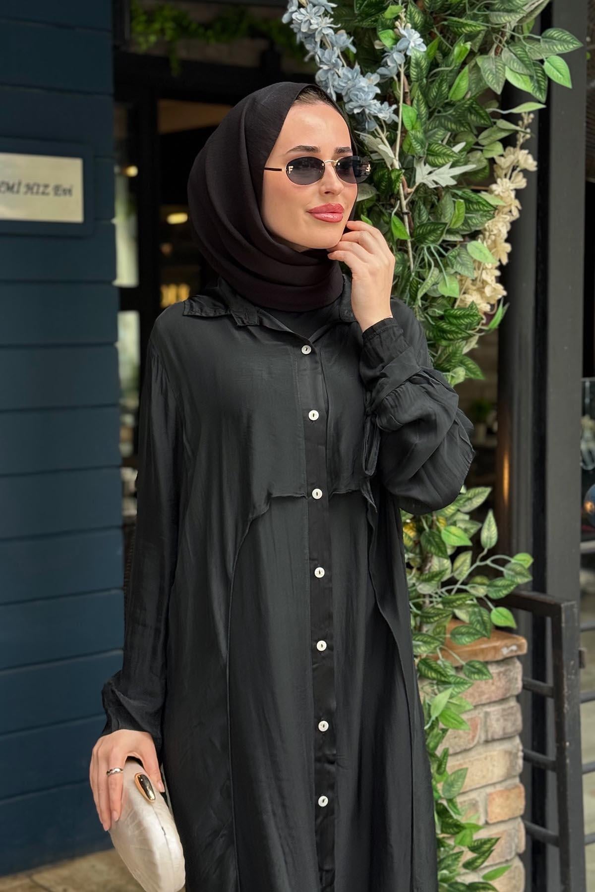 MOOR Core Elbise 26S9004 Siyah