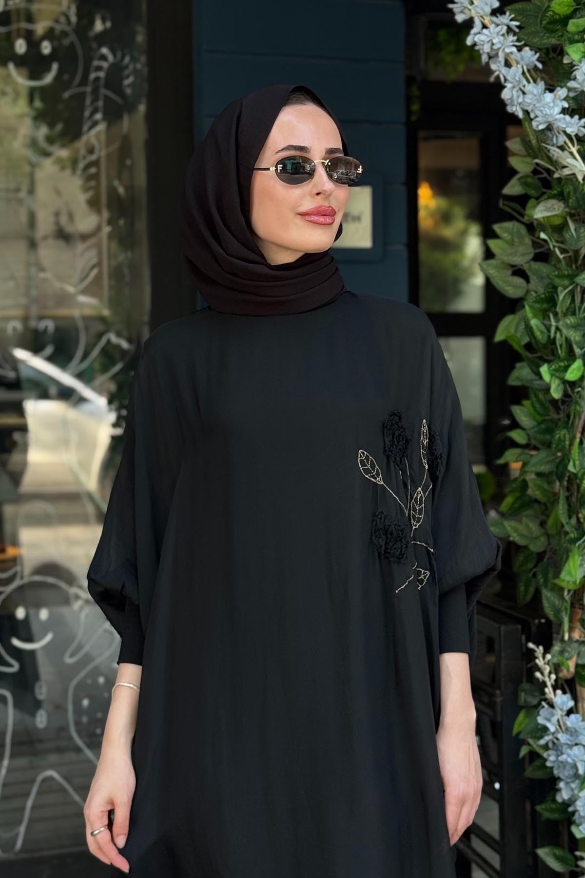 MOOR Edge Elbise 26S9010 Siyah