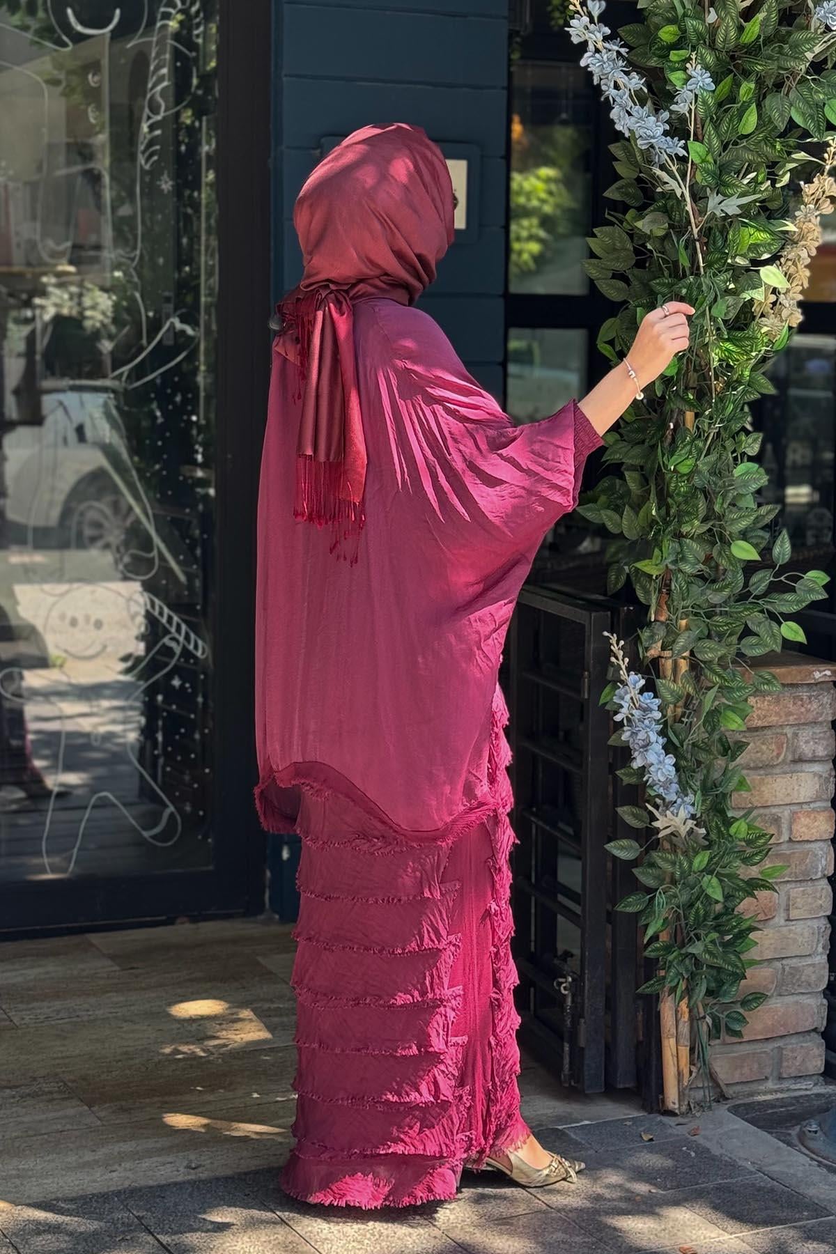 MOOR Femme Elbise 26S9006 Mürdüm