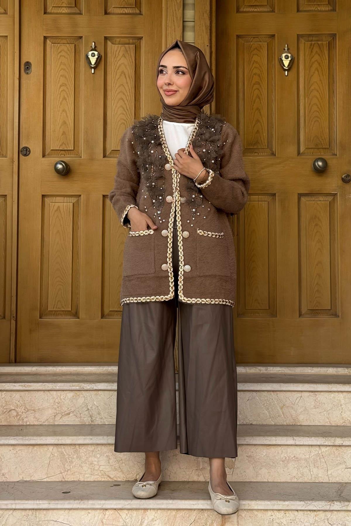 MOOR Hırka 25W6003 Camel