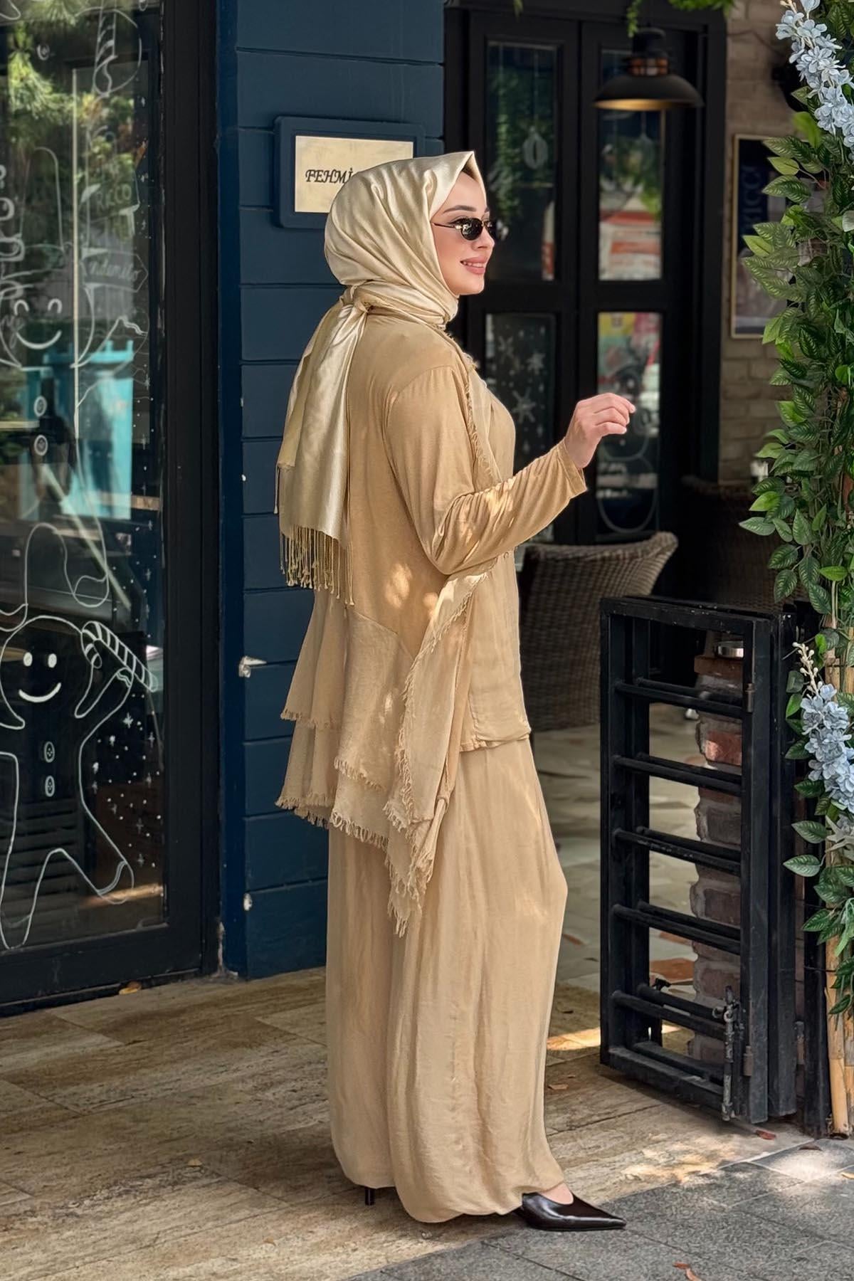 MOOR İcon Pantolonlu Takım 26S9027 Bej