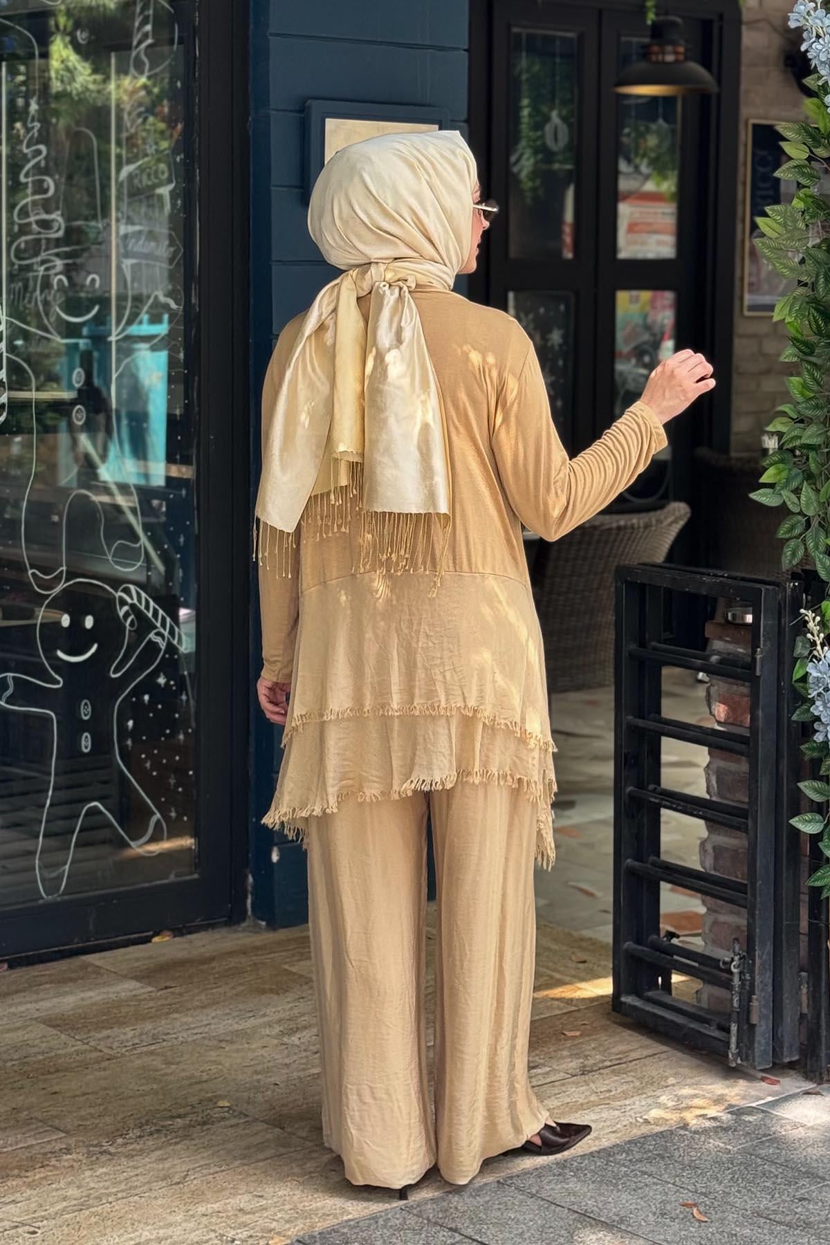 MOOR İcon Pantolonlu Takım 26S9027 Bej