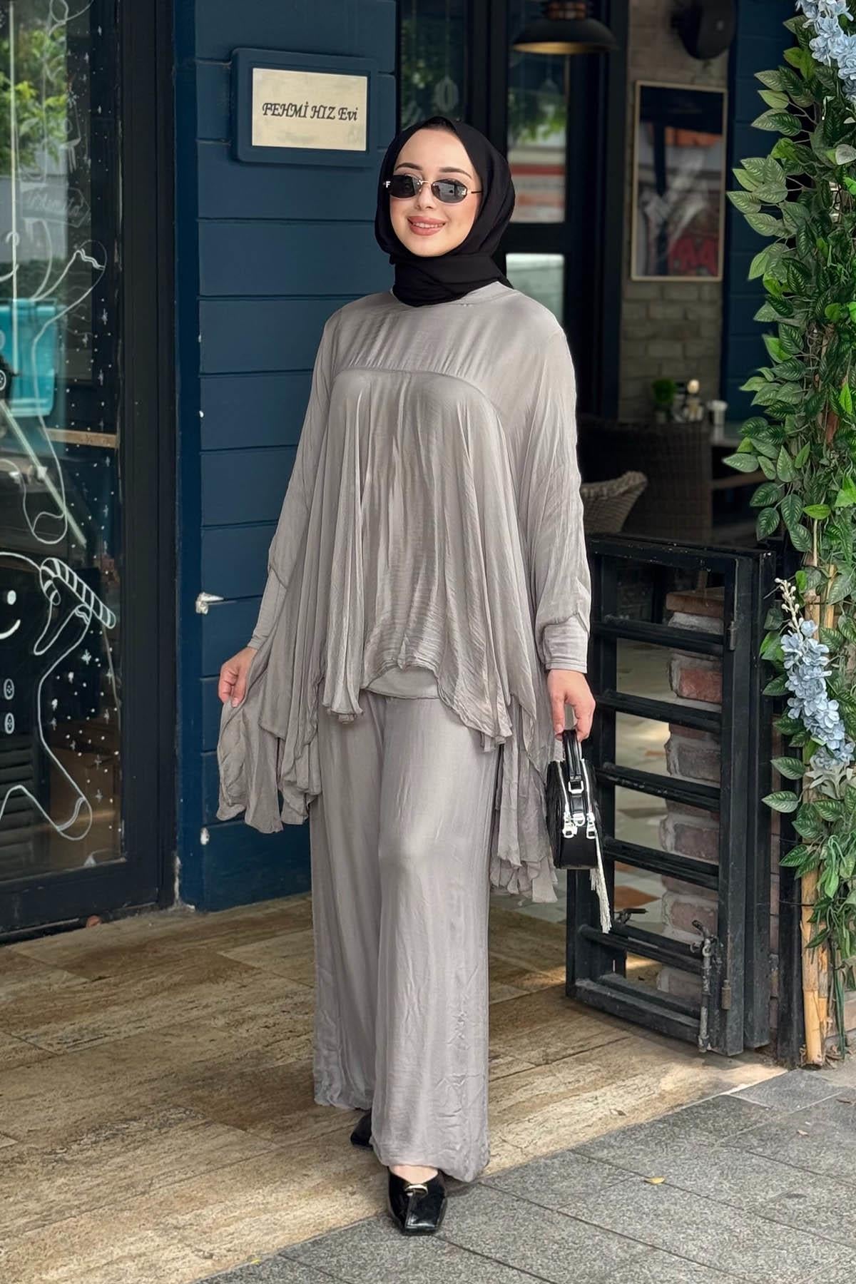 MOOR Klar Pantolonlu Takım 26S9014 Gri