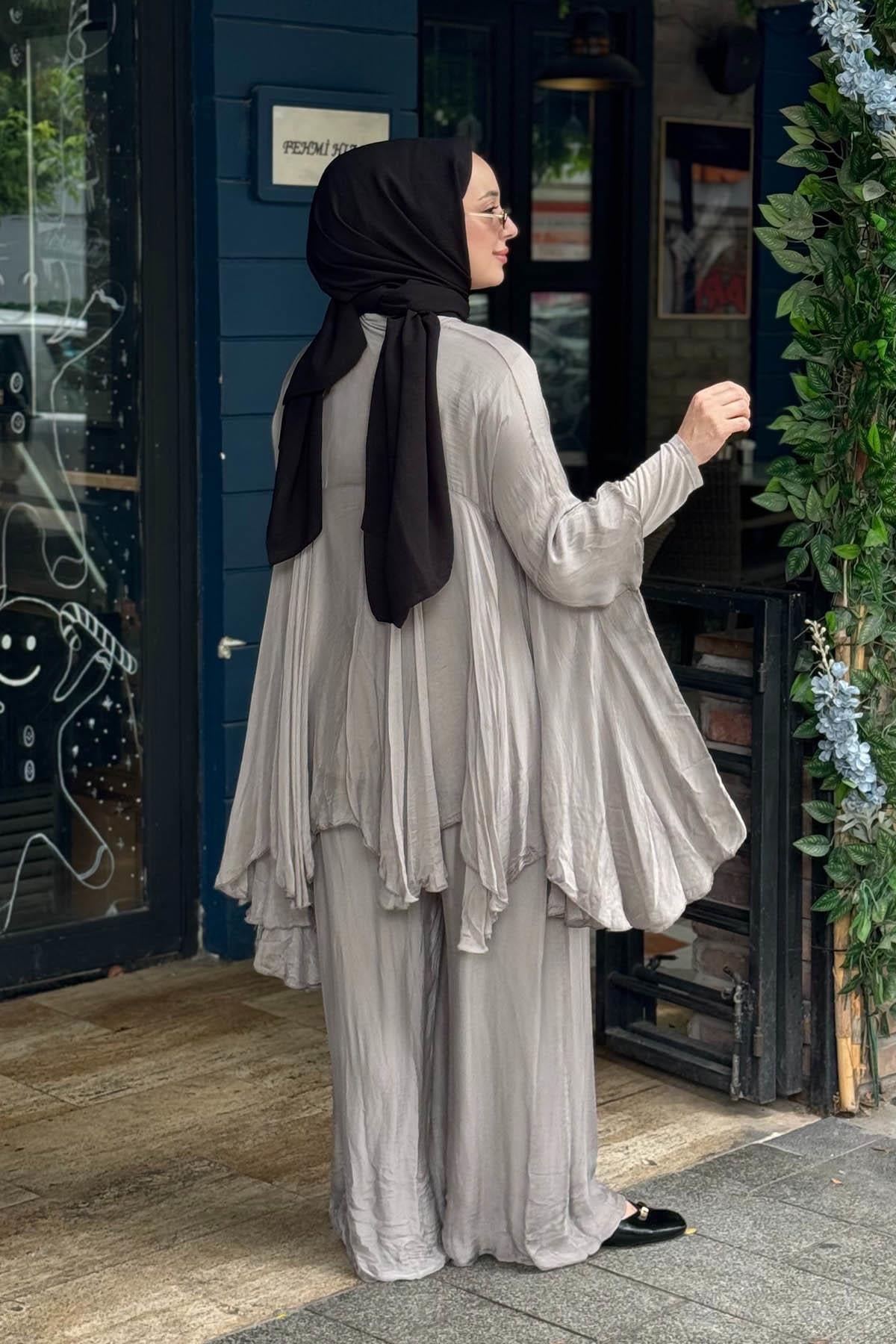 MOOR Klar Pantolonlu Takım 26S9014 Gri