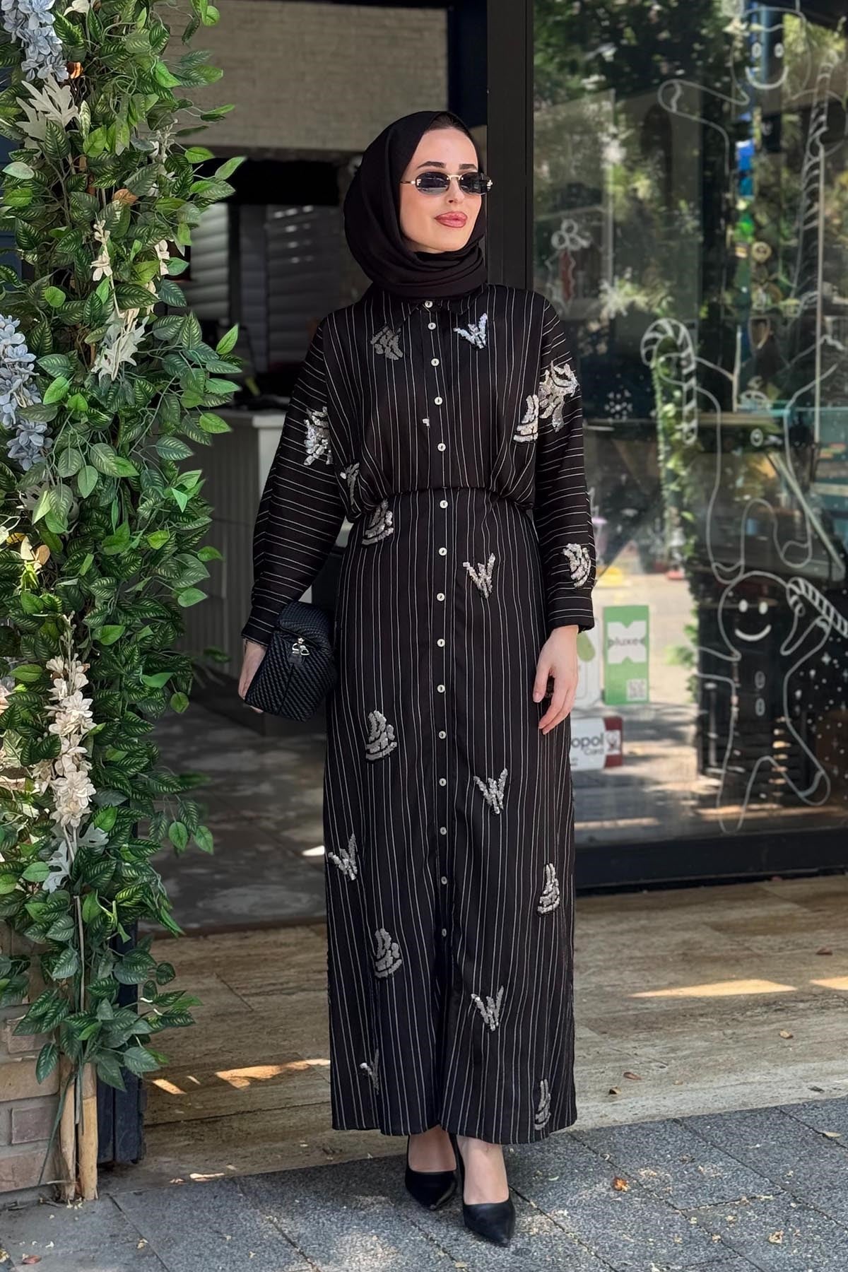 MOOR Levon Elbise 26S5030 Siyah