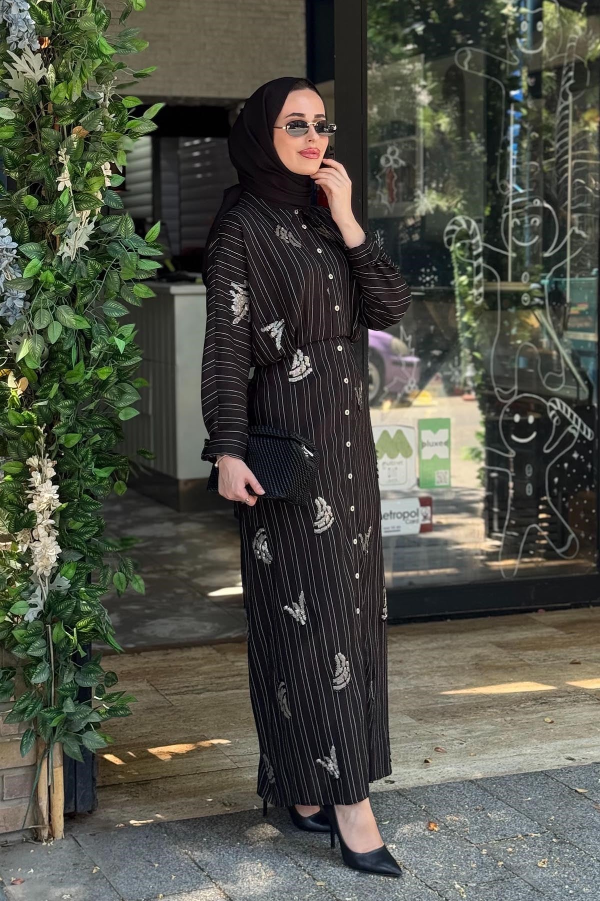 MOOR Levon Elbise 26S5030 Siyah