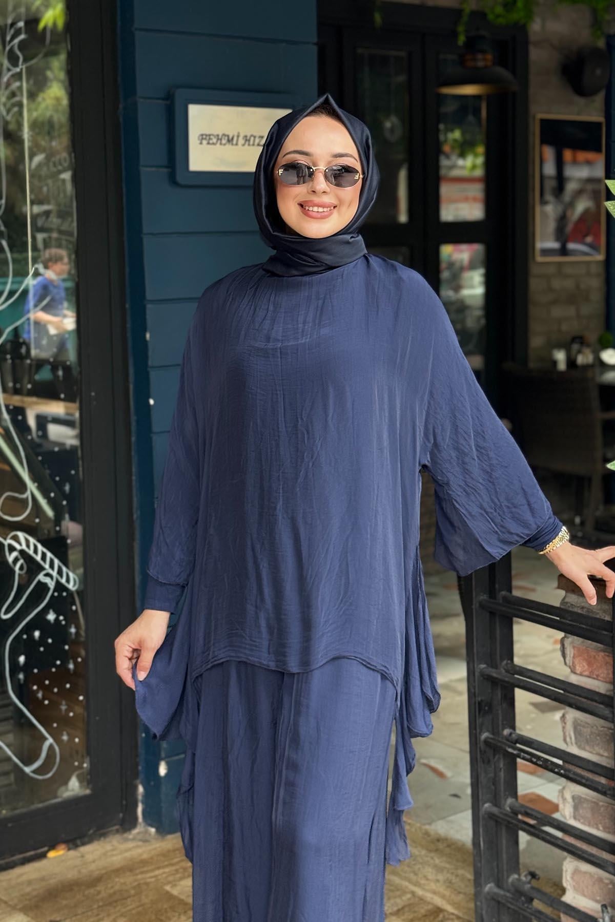 MOOR Lugn Pantolonlu Takım 26S9022 Lacivert