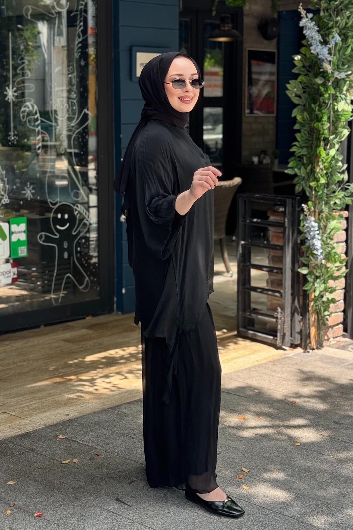 MOOR Lugn Pantolonlu Takım 26S9022 Siyah