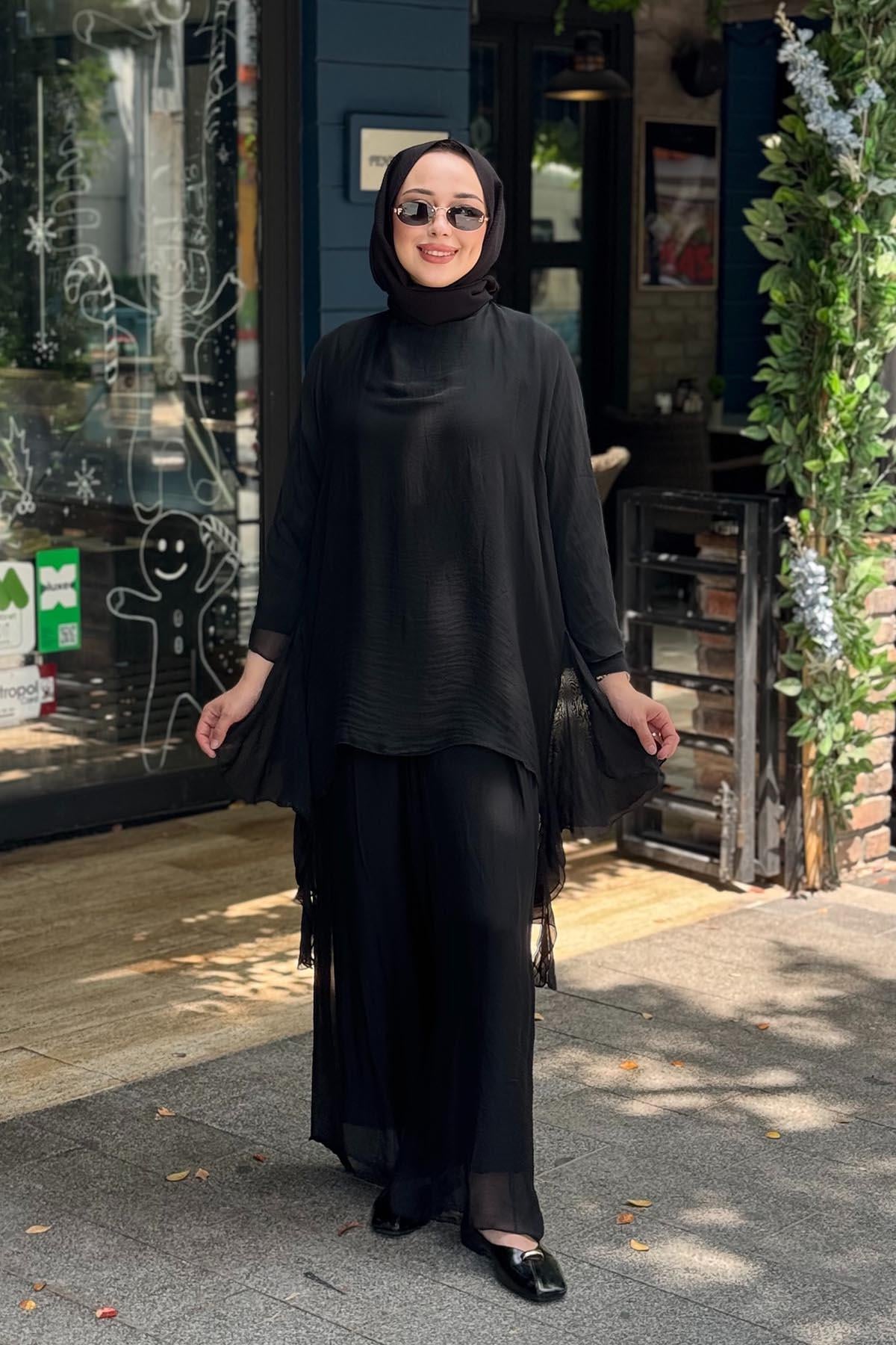 MOOR Lugn Pantolonlu Takım 26S9022 Siyah
