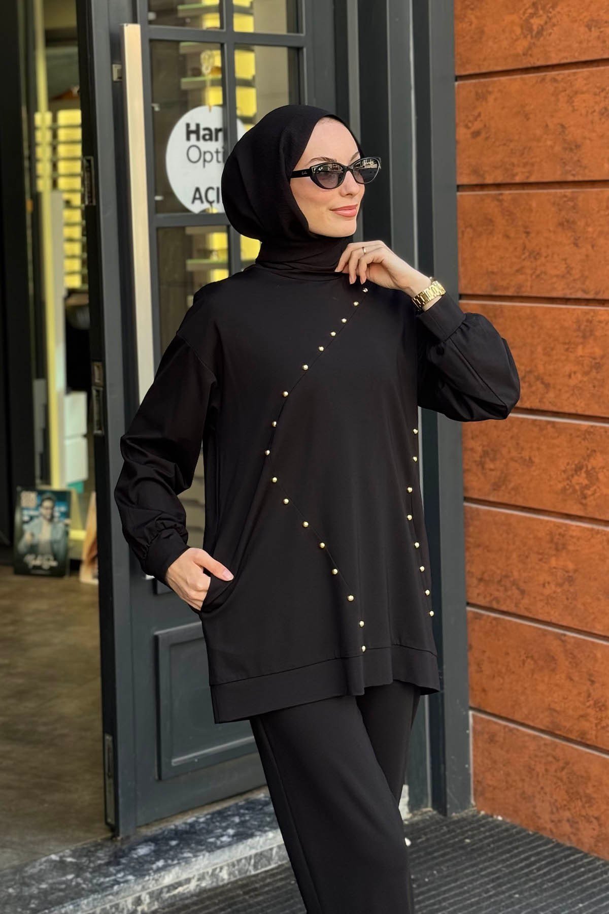 MOOR Nolia Pantolonlu Takım 26W4118 Siyah