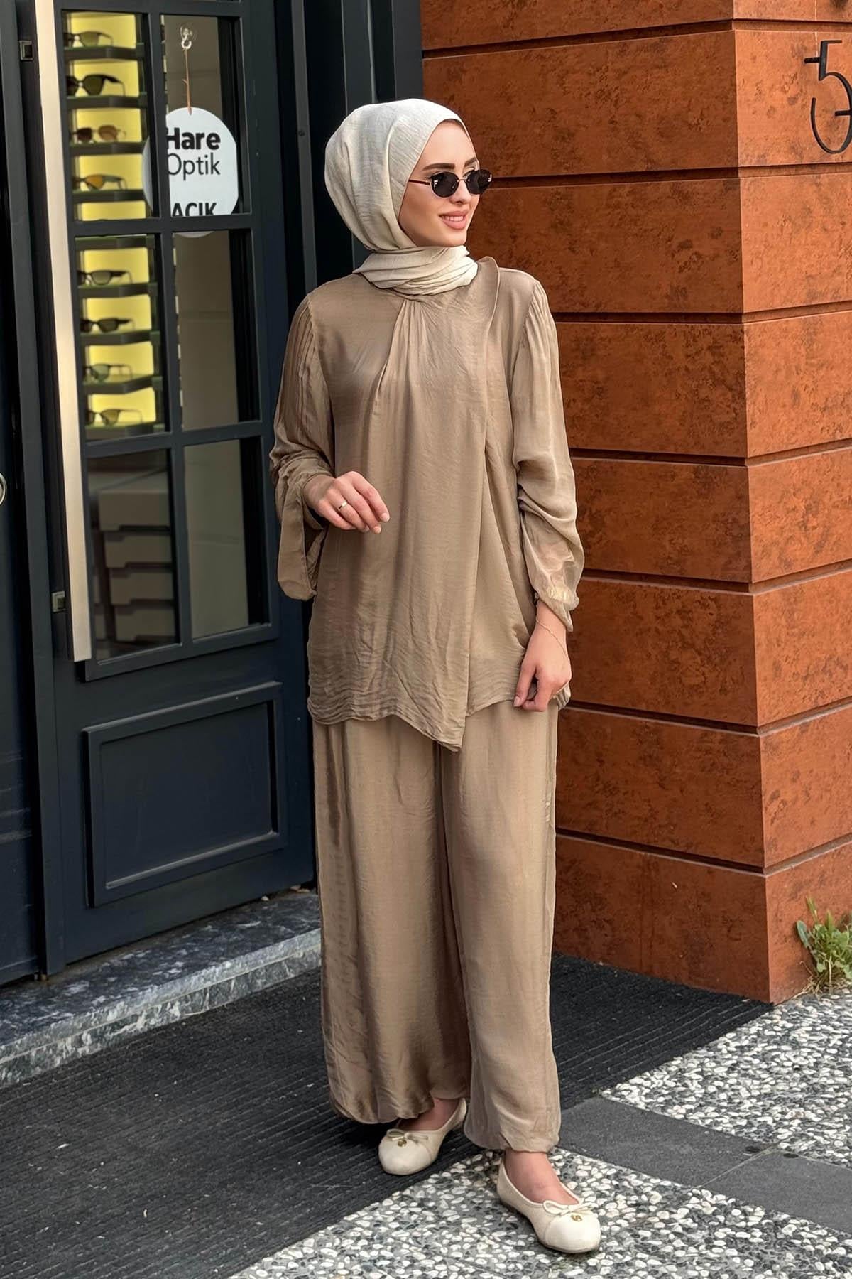 MOOR Pantolonlu Takım 25S3009 Camel