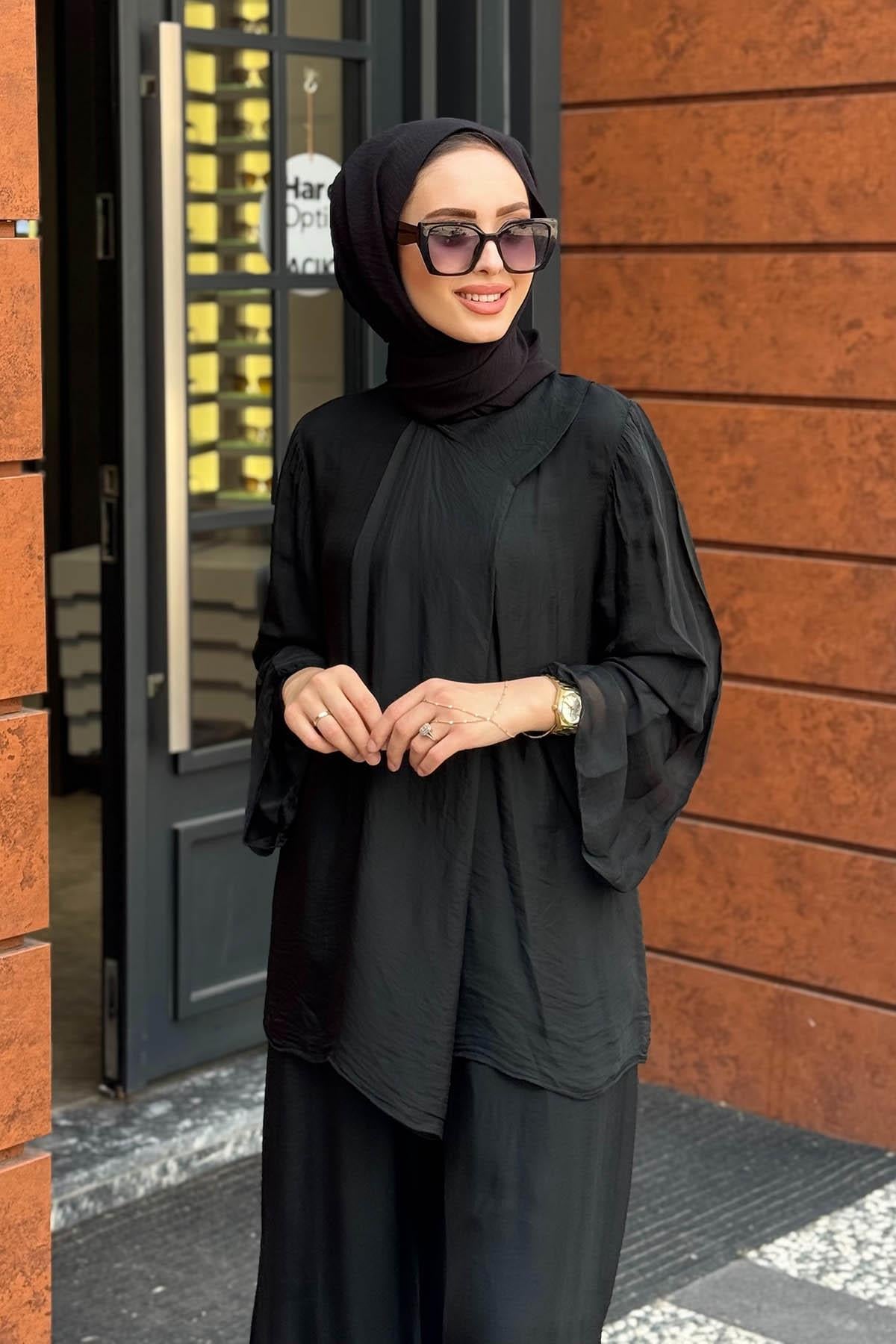 MOOR Pantolonlu Takım 25S3009 Siyah