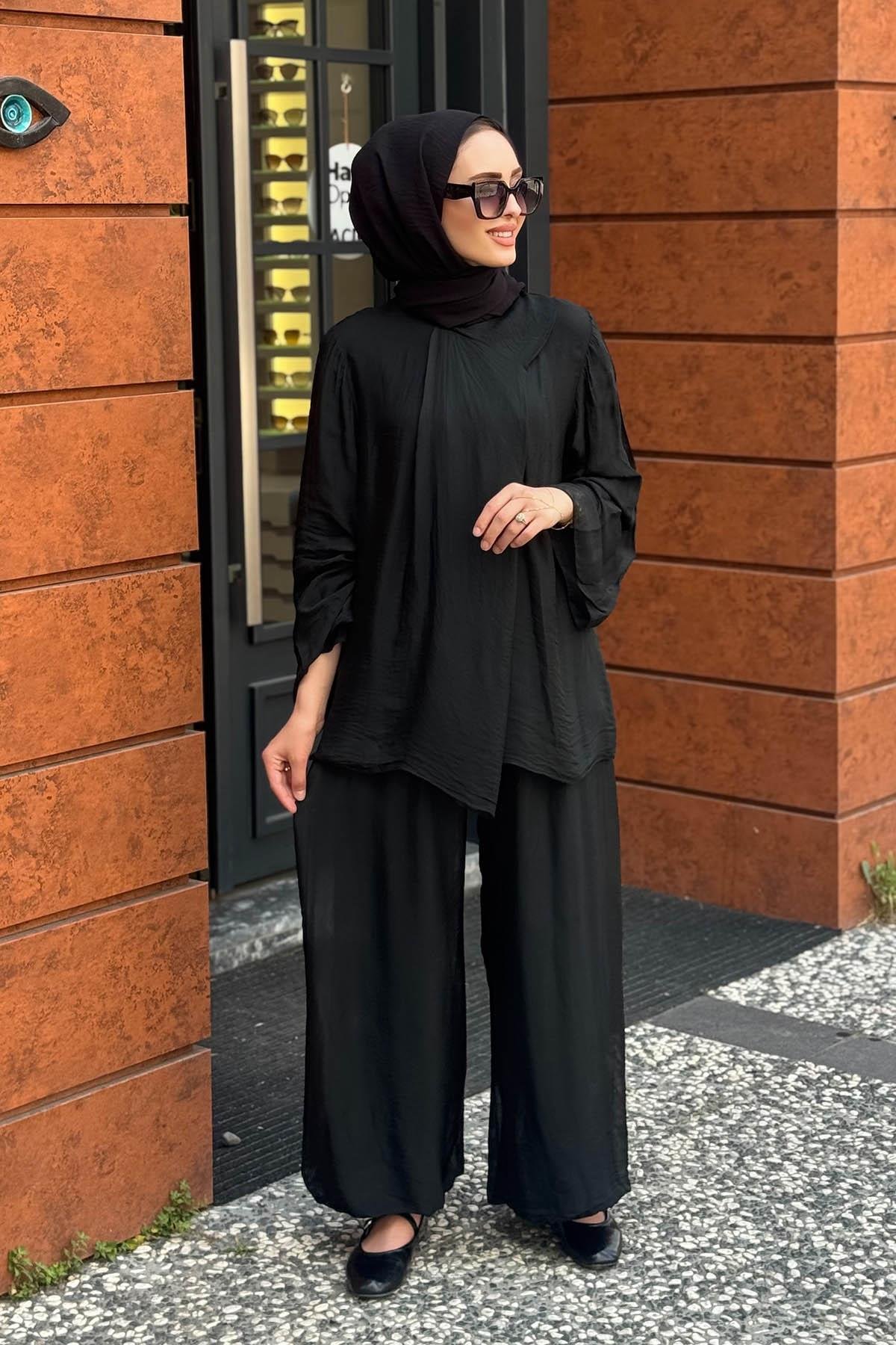 MOOR Pantolonlu Takım 25S3009 Siyah