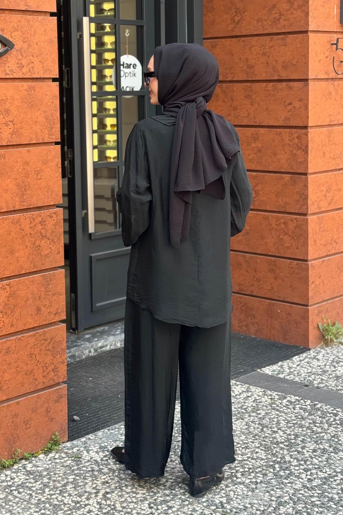 MOOR Pantolonlu Takım 25S3009 Siyah