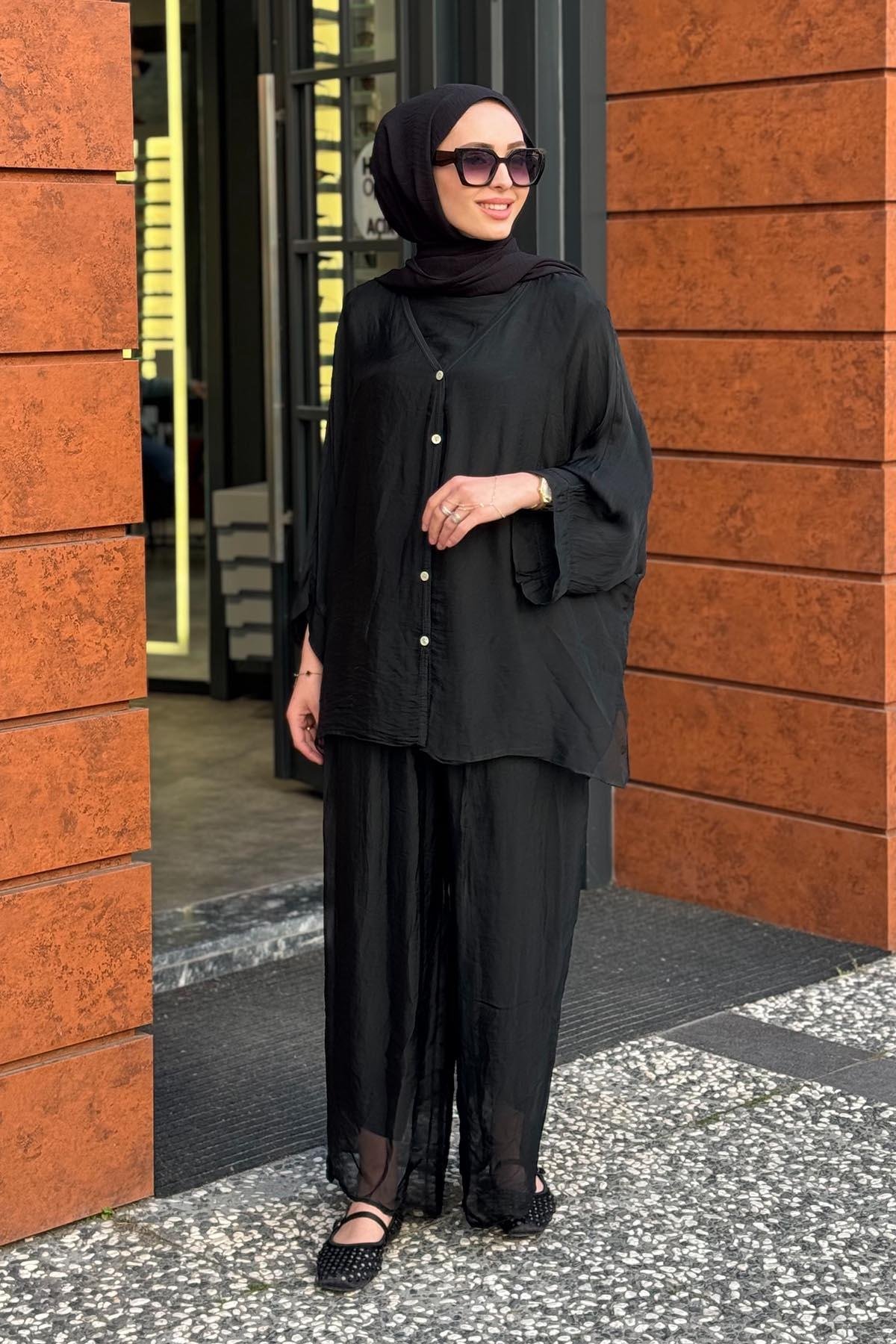 MOOR Pantolonlu Takım 25S3011 Siyah