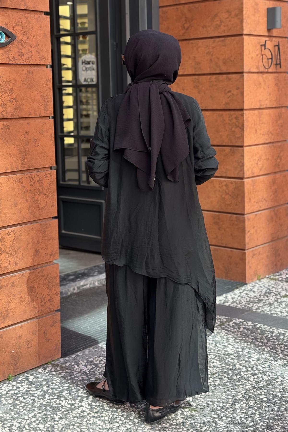 MOOR Pantolonlu Takım 25S3012 Siyah