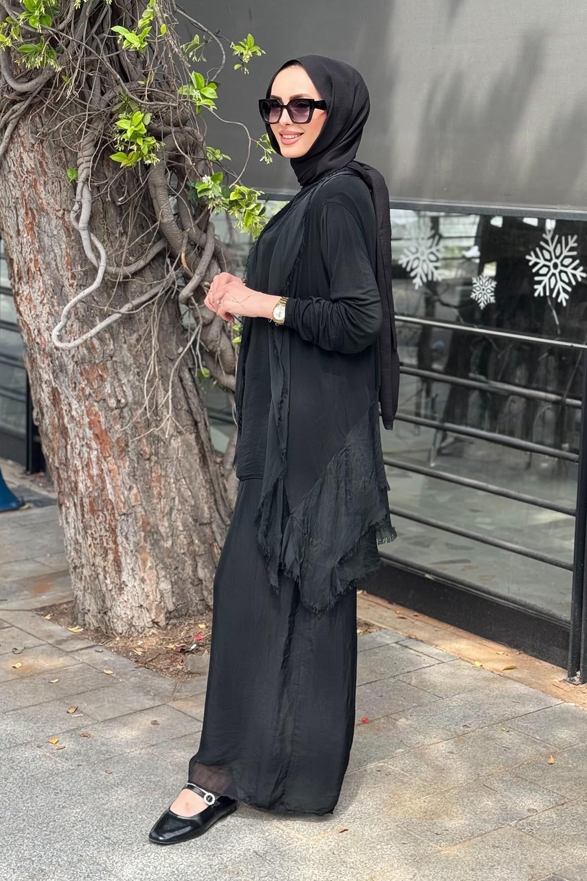MOOR Pantolonlu Takım 25S3015 Siyah