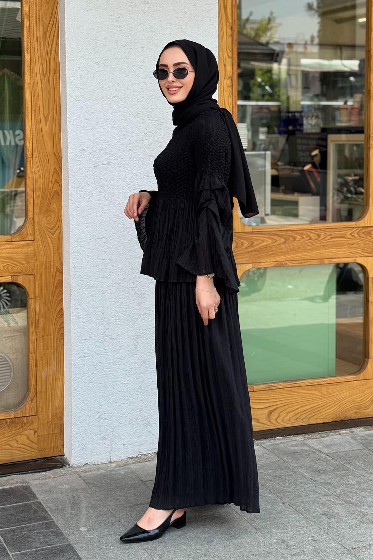 MOOR Pantolonlu Takım 25S3033 Siyah