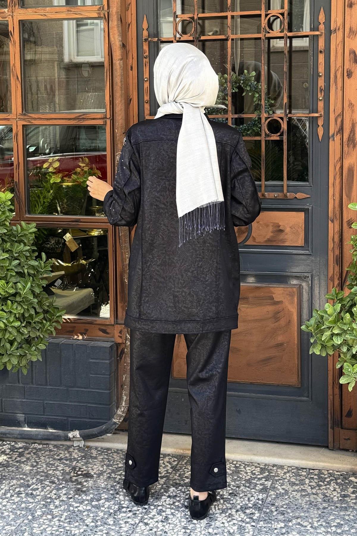 MOOR Pantolonlu Takım 25W4004 Siyah