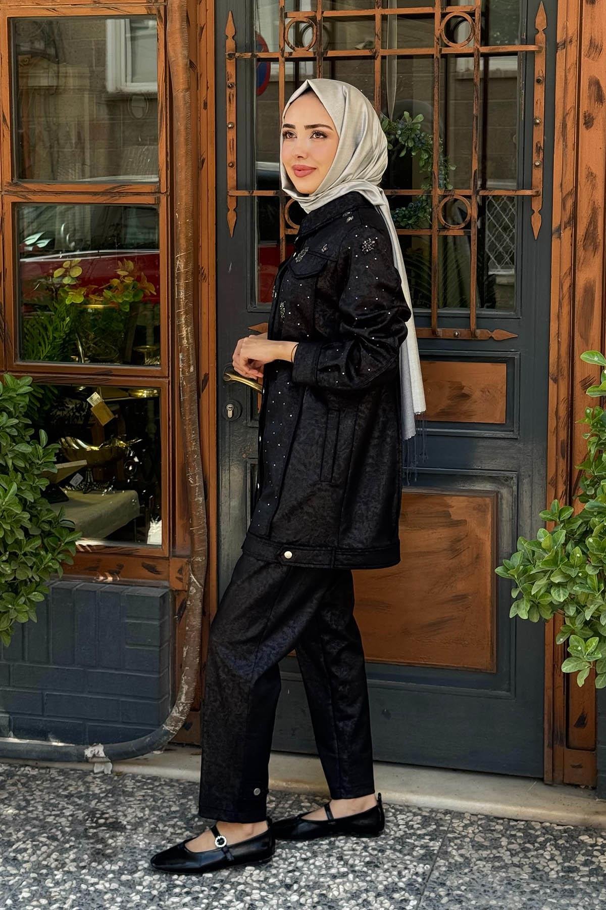 MOOR Pantolonlu Takım 25W4004 Siyah