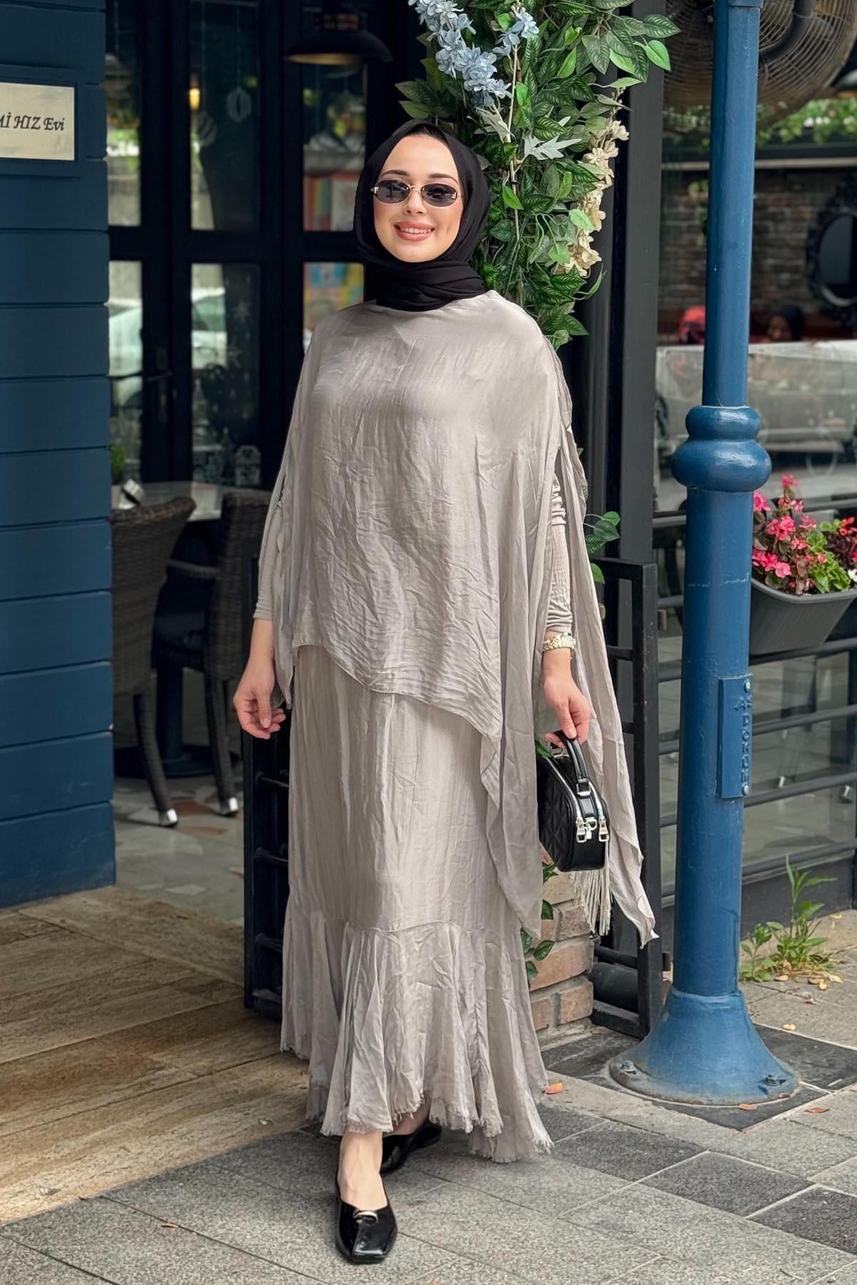 MOOR Shiro Etekli Takım 26S9012 Gri