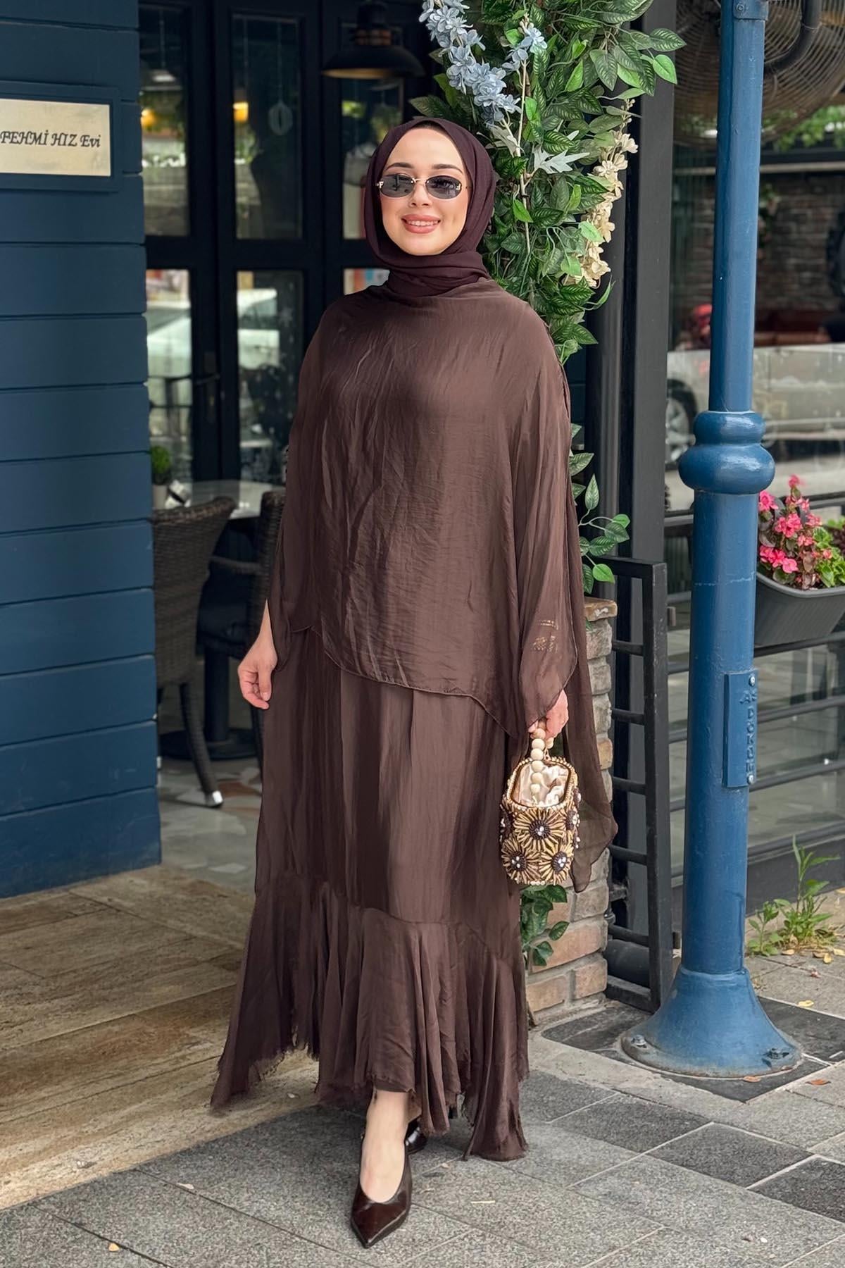 MOOR Shiro Etekli Takım 26S9012 Kahve