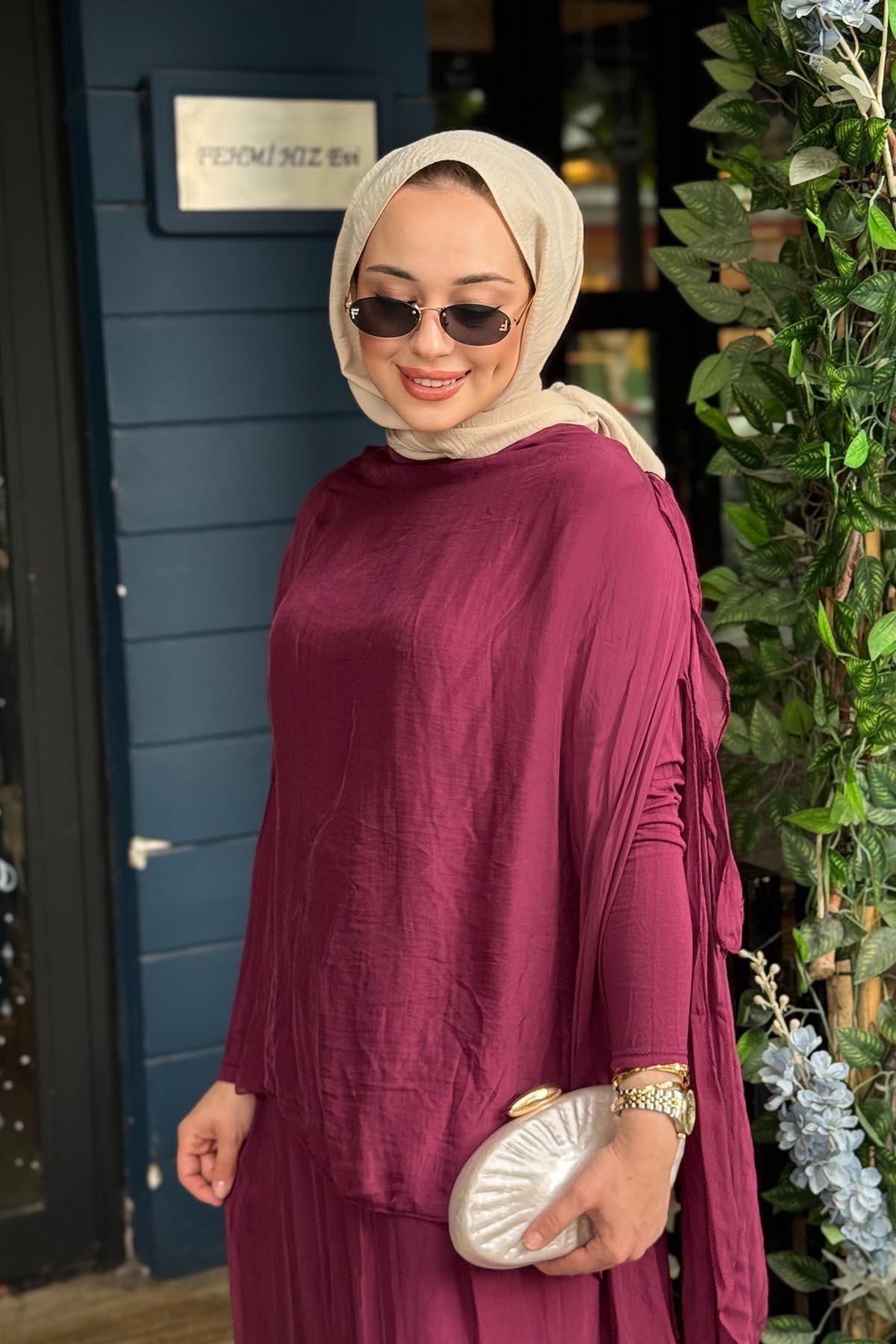 MOOR Shiro Etekli Takım 26S9012 Mürdüm