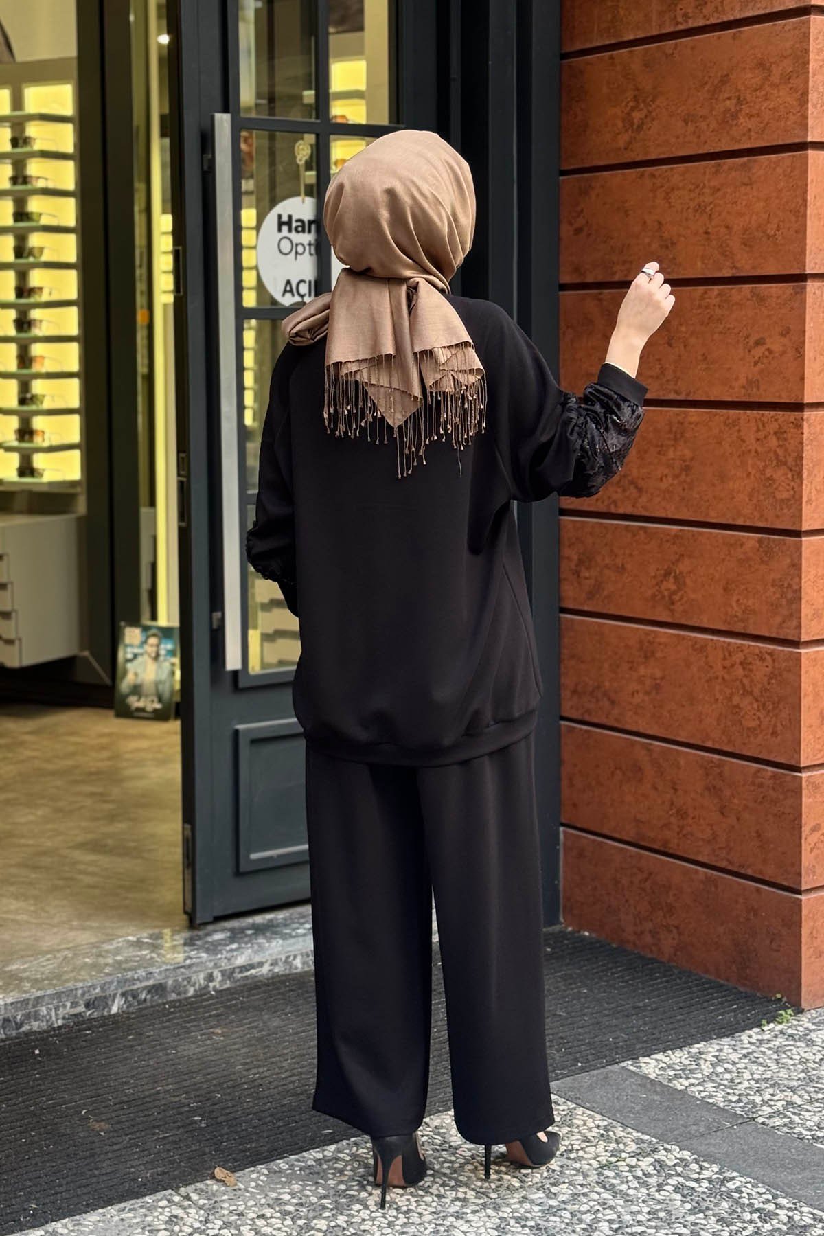 MOOR Sienna Pantolonlu Takım 26W4092 Siyah