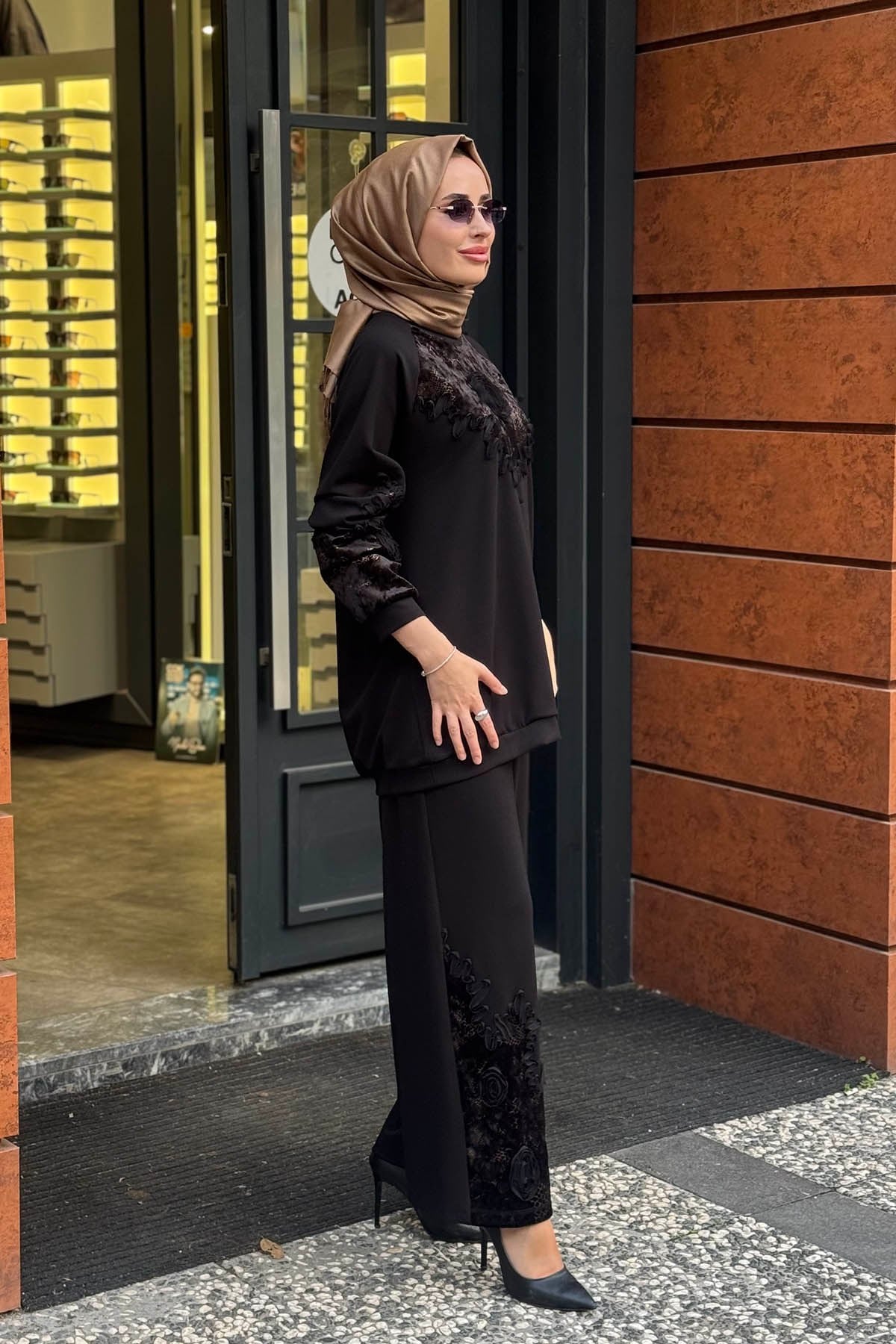 MOOR Sienna Pantolonlu Takım 26W4092 Siyah