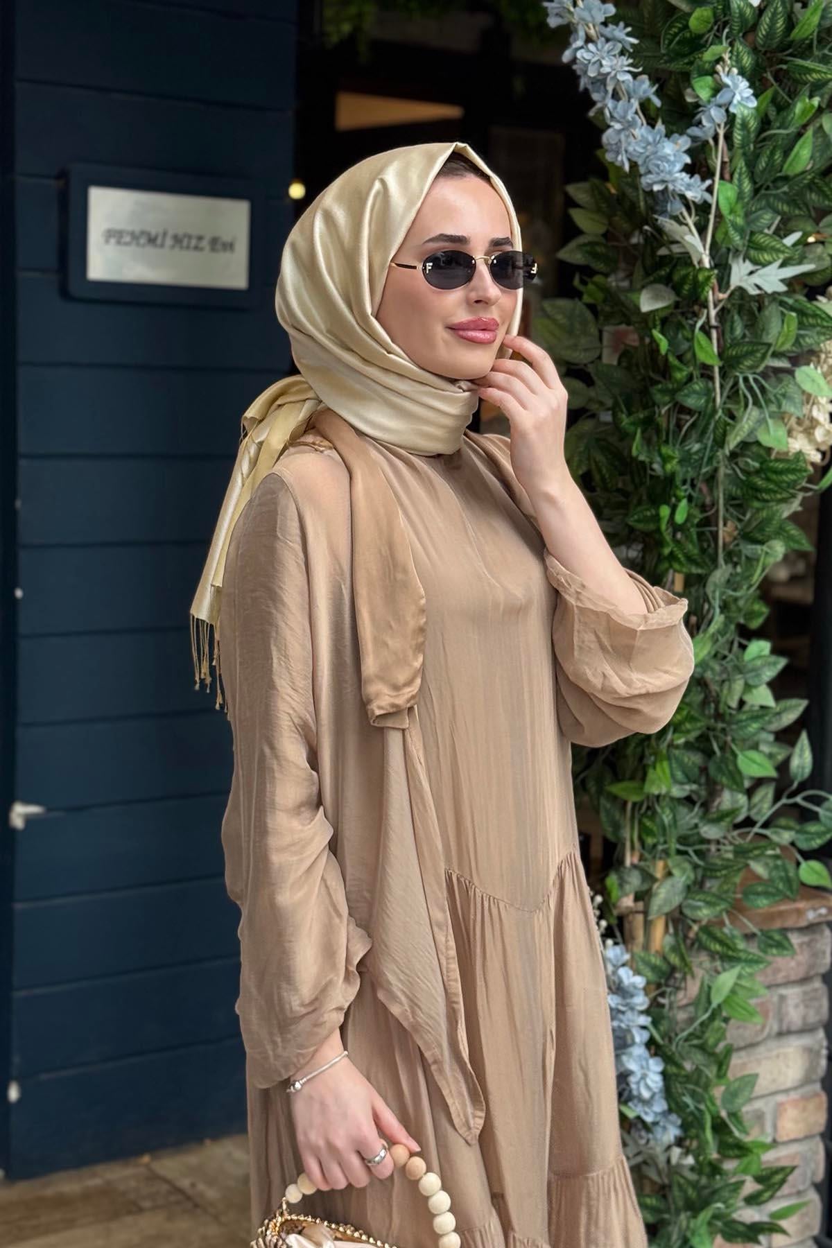 MOOR Silka Elbise 26S9002 Camel