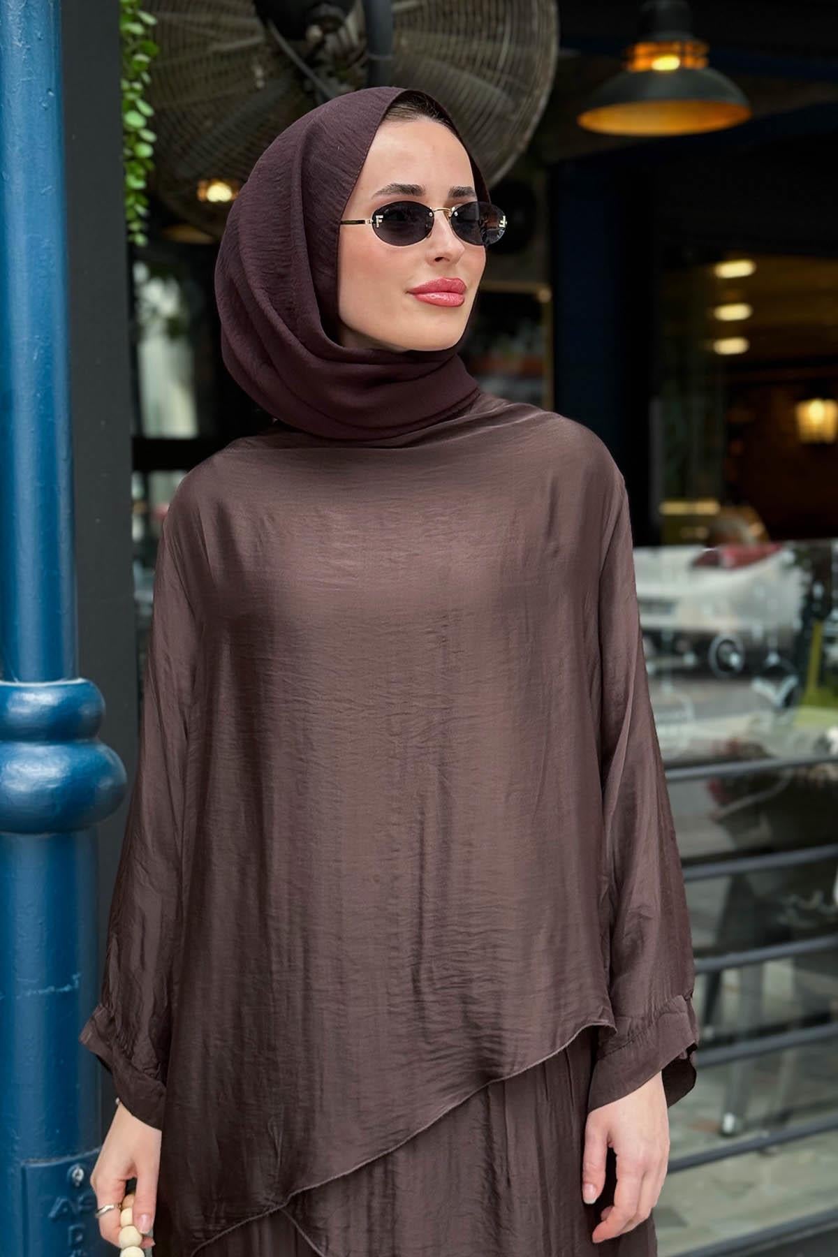MOOR Softa Elbise 26S9001 Kahve