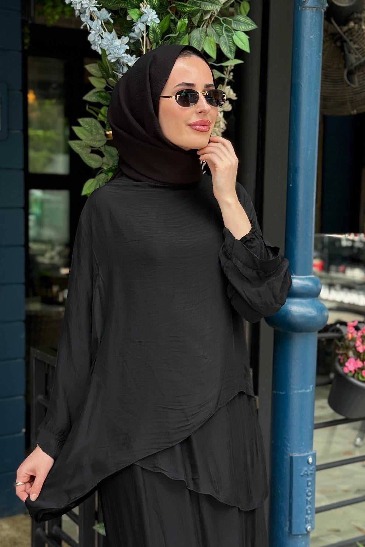 MOOR Softa Elbise 26S9001 Siyah