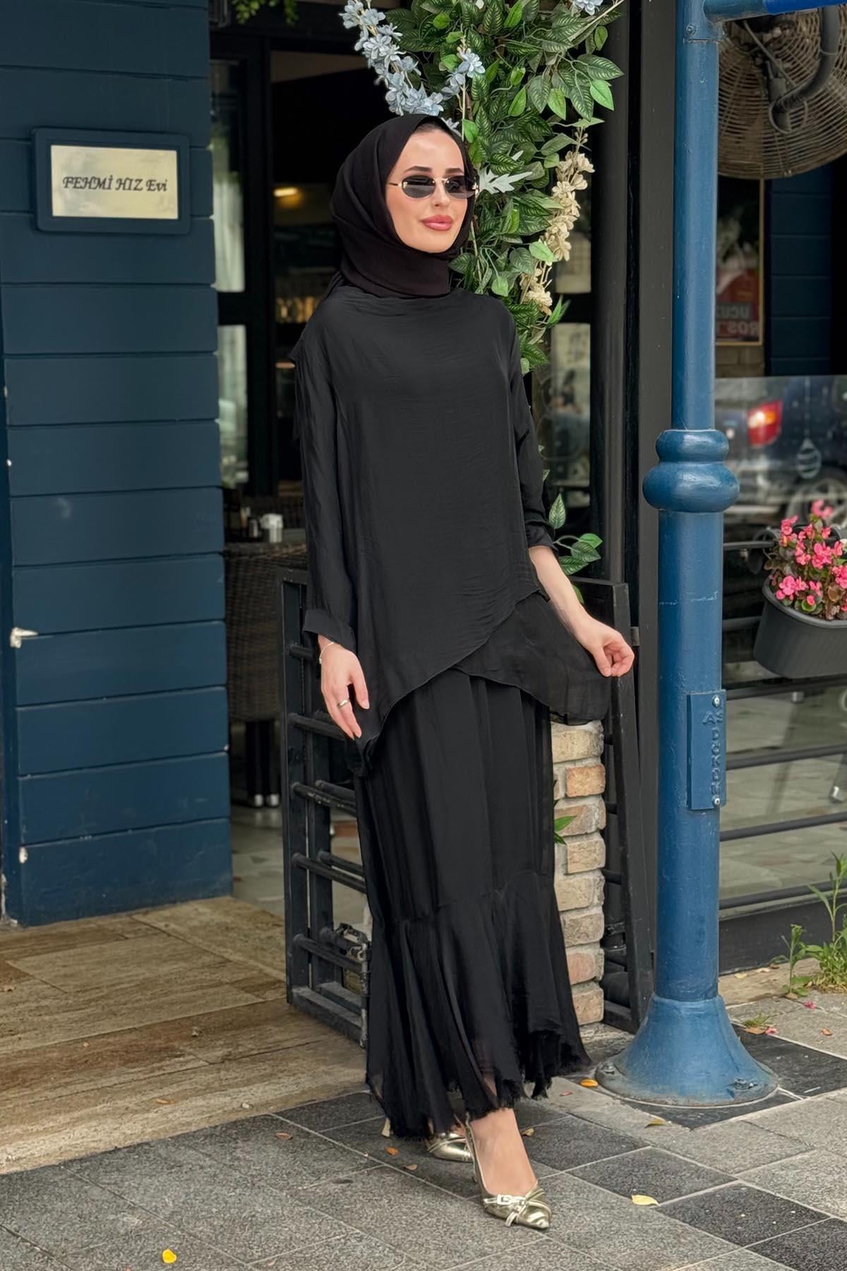 MOOR Softa Elbise 26S9001 Siyah