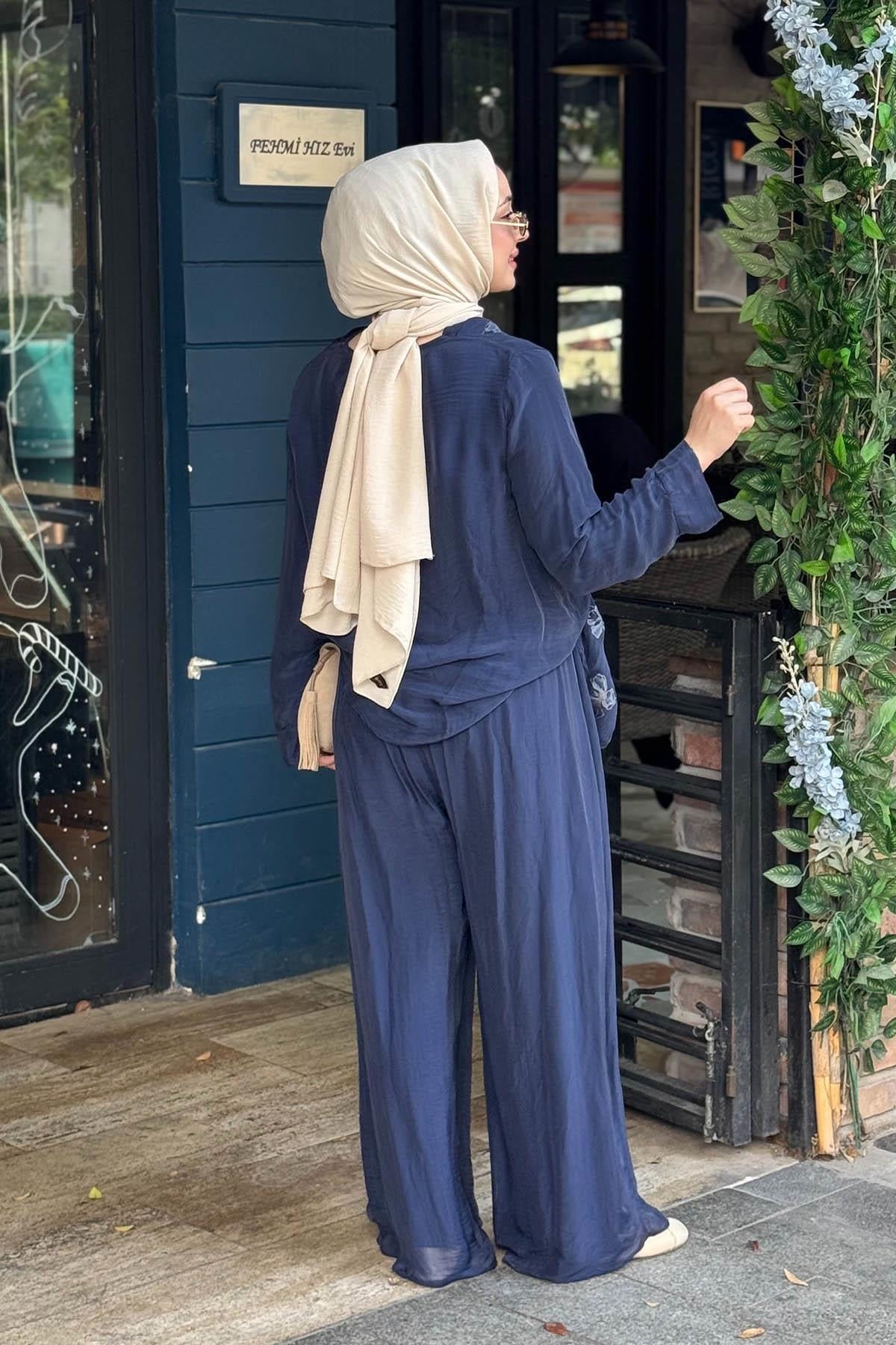 MOOR Uno Pantolonlu Takım 26S9015 Lacivert
