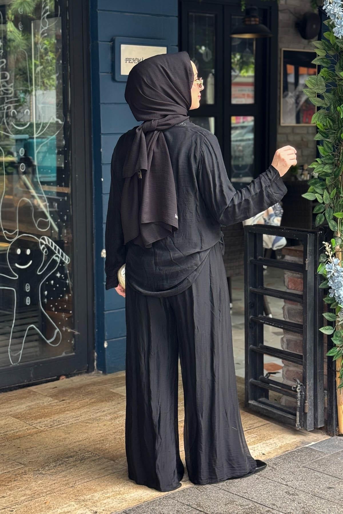 MOOR Uno Pantolonlu Takım 26S9015 Siyah
