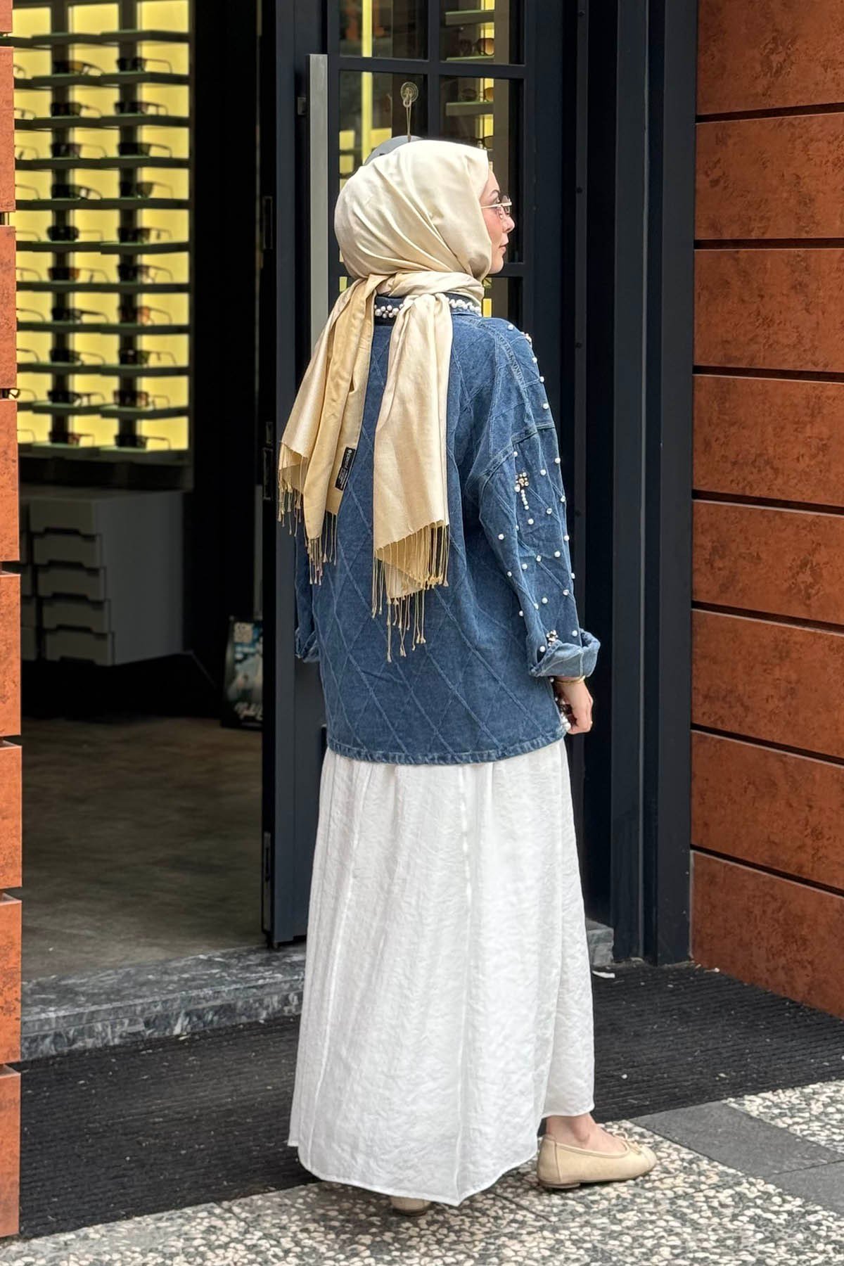 MOOR Valentina Ceket 26W6085 Kot Mavi